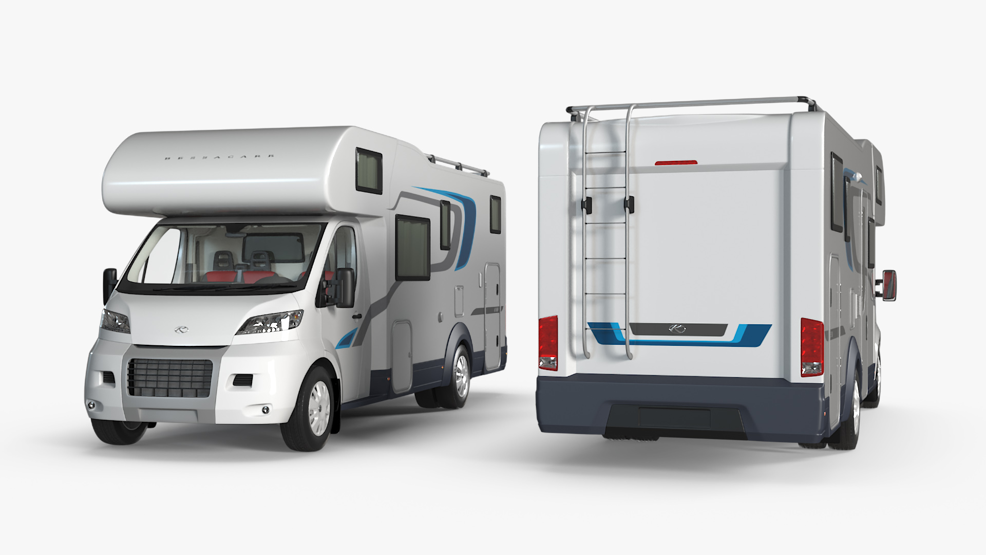 Bessacarr Modern Motorhome Recreational Vehicle 3D