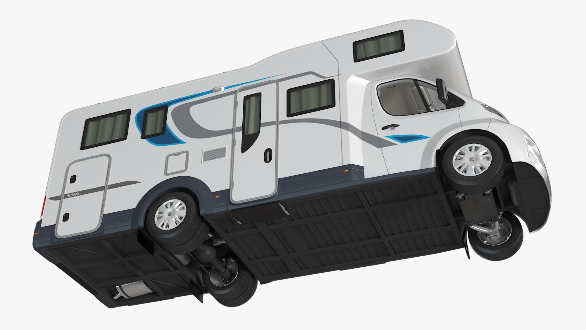 Bessacarr Modern Motorhome Recreational Vehicle 3D