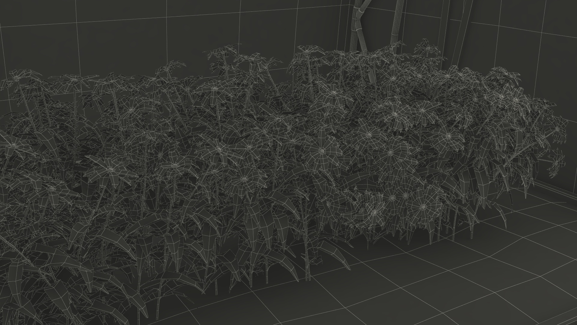 Greenhouse Winter Garden with Flowers 3D