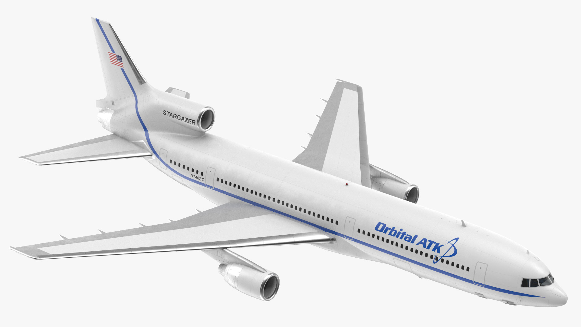 3D Lockheed L1011 Stargazer Flight