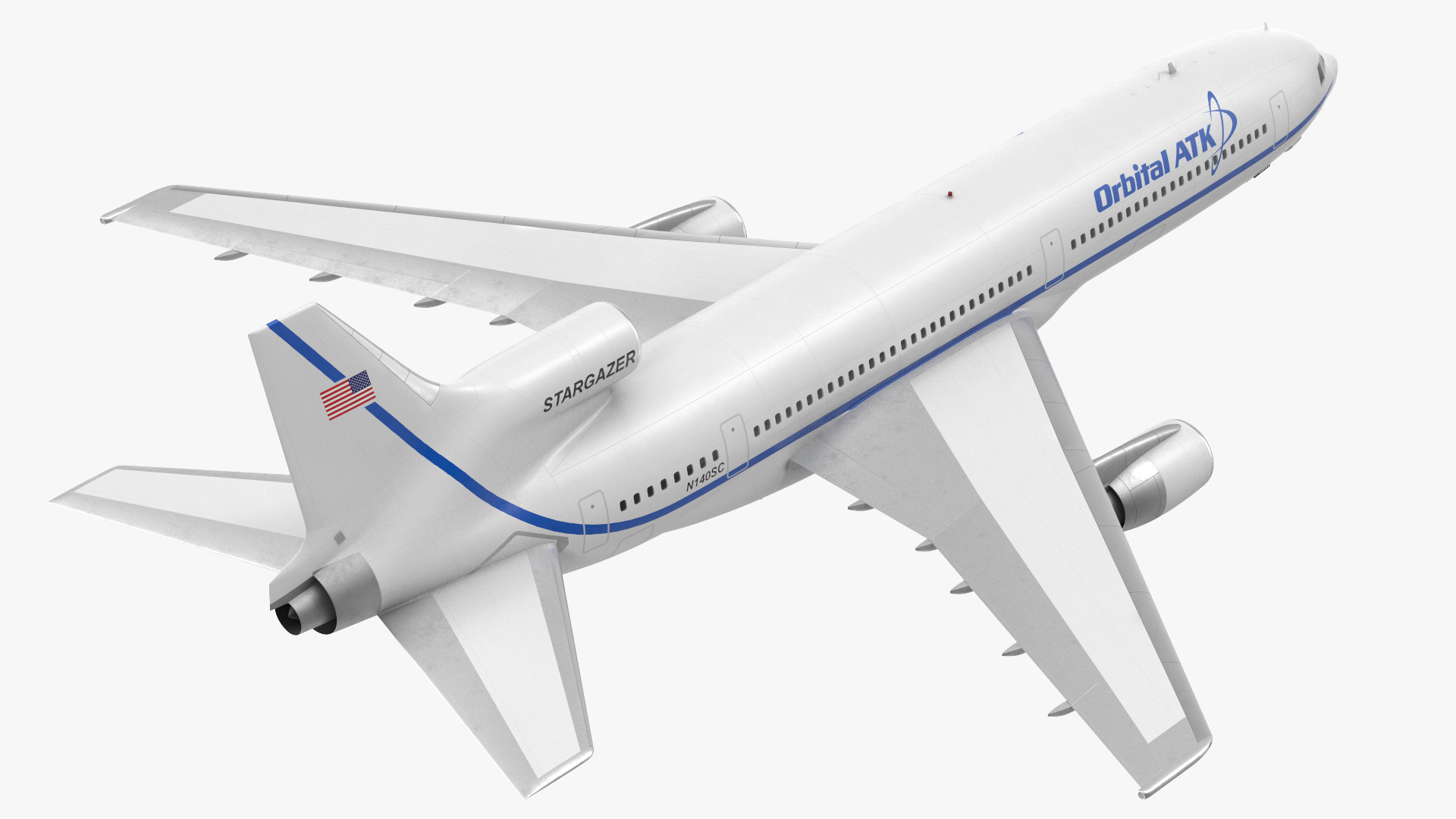 3D Lockheed L1011 Stargazer Flight