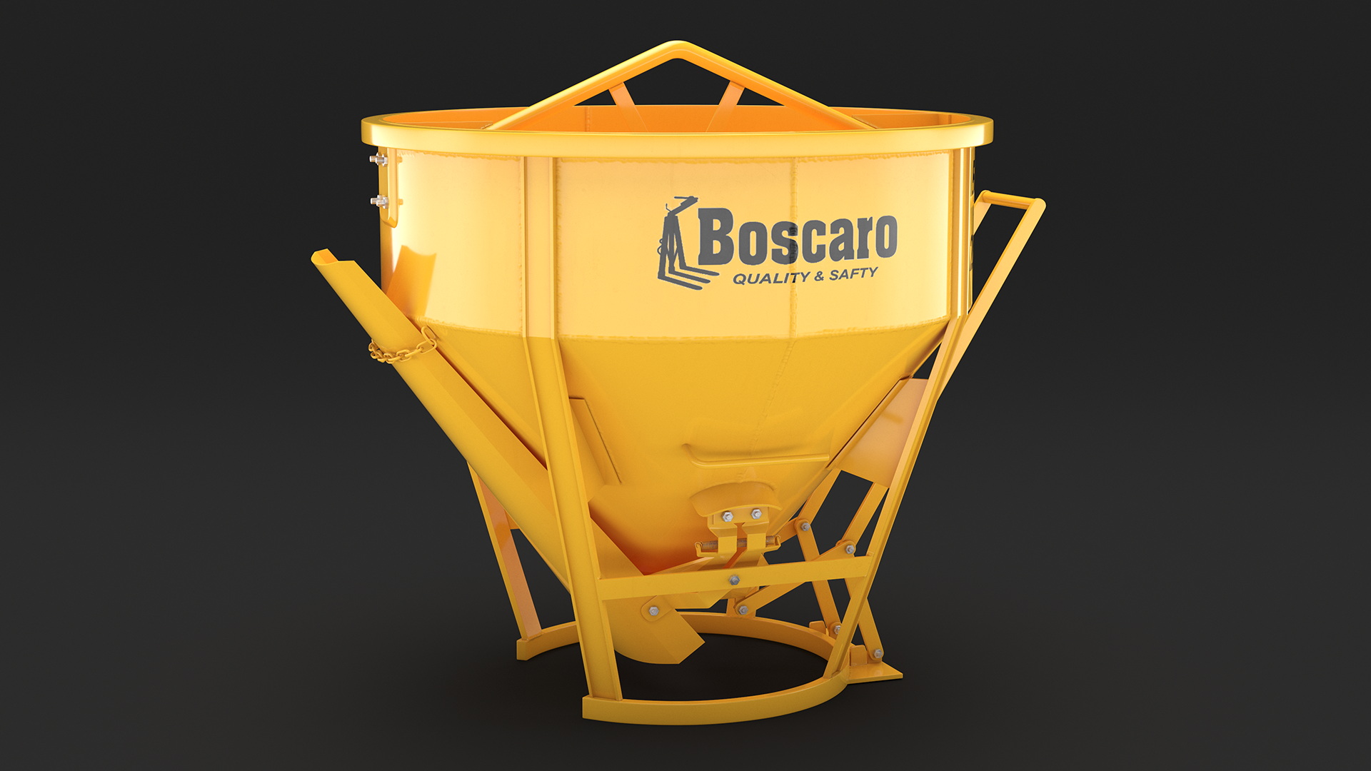 3D Construction Concrete Bucket model