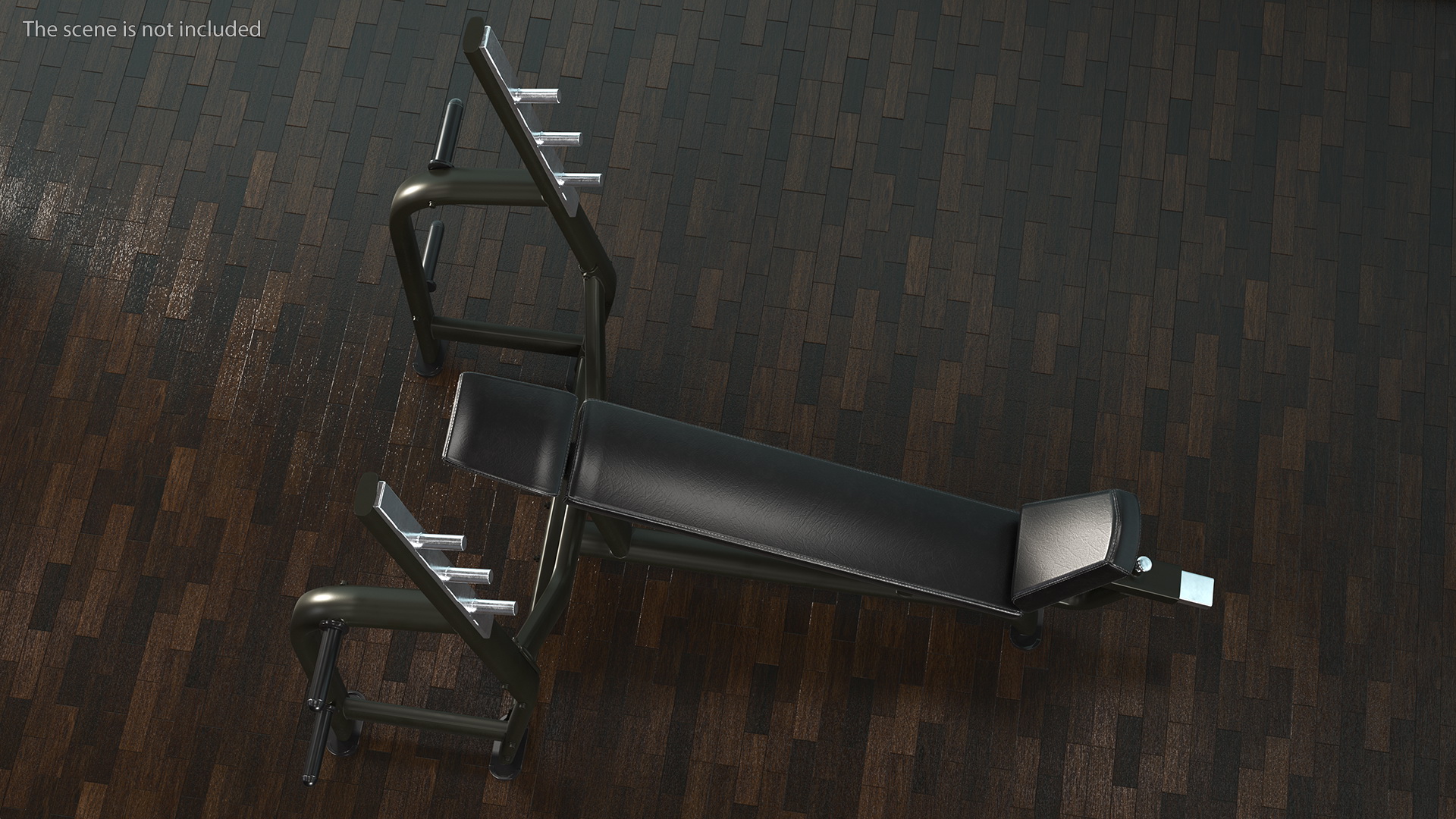 3D Olympic Incline Bench