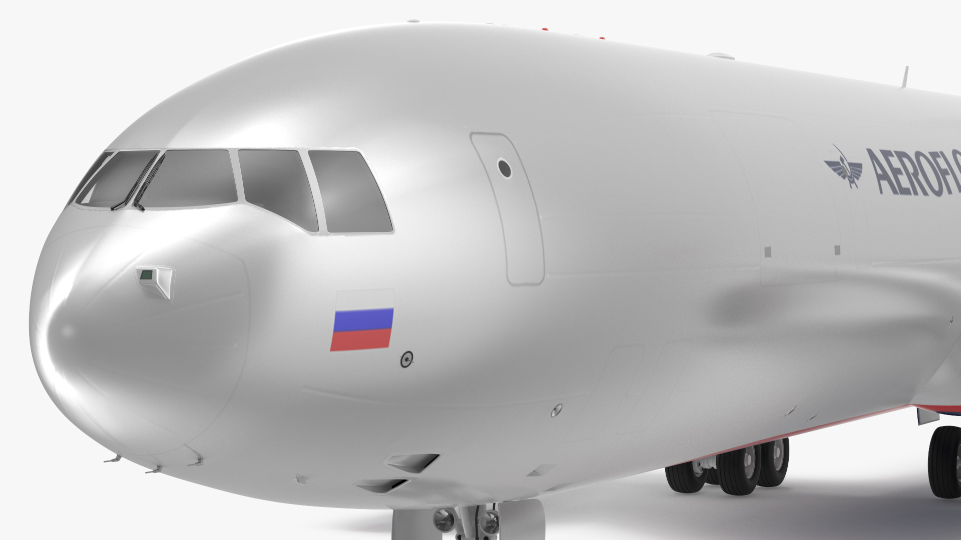 3D McDonnell Douglas MD11 Tri Jet Airliner Aeroflot model