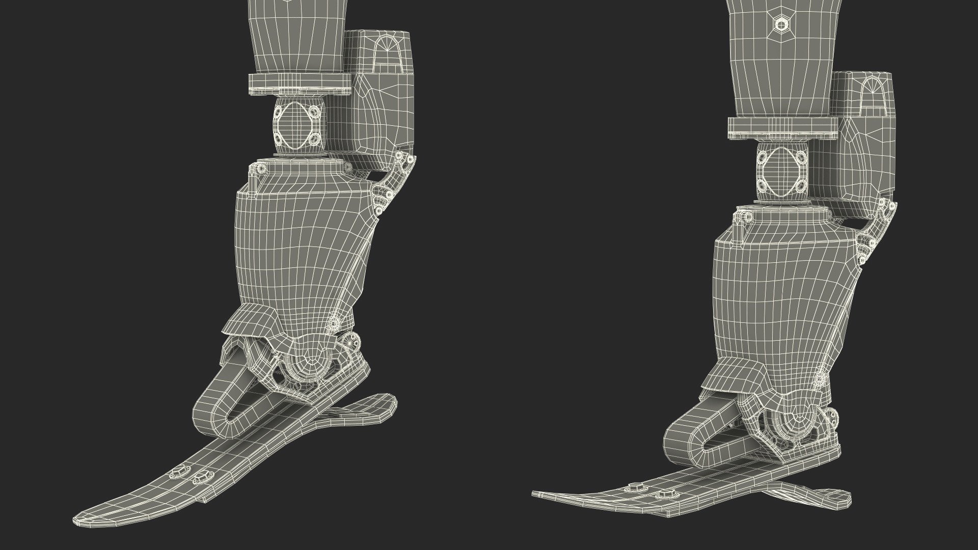 3D model Advanced Prosthetic Leg BiOM Rigged