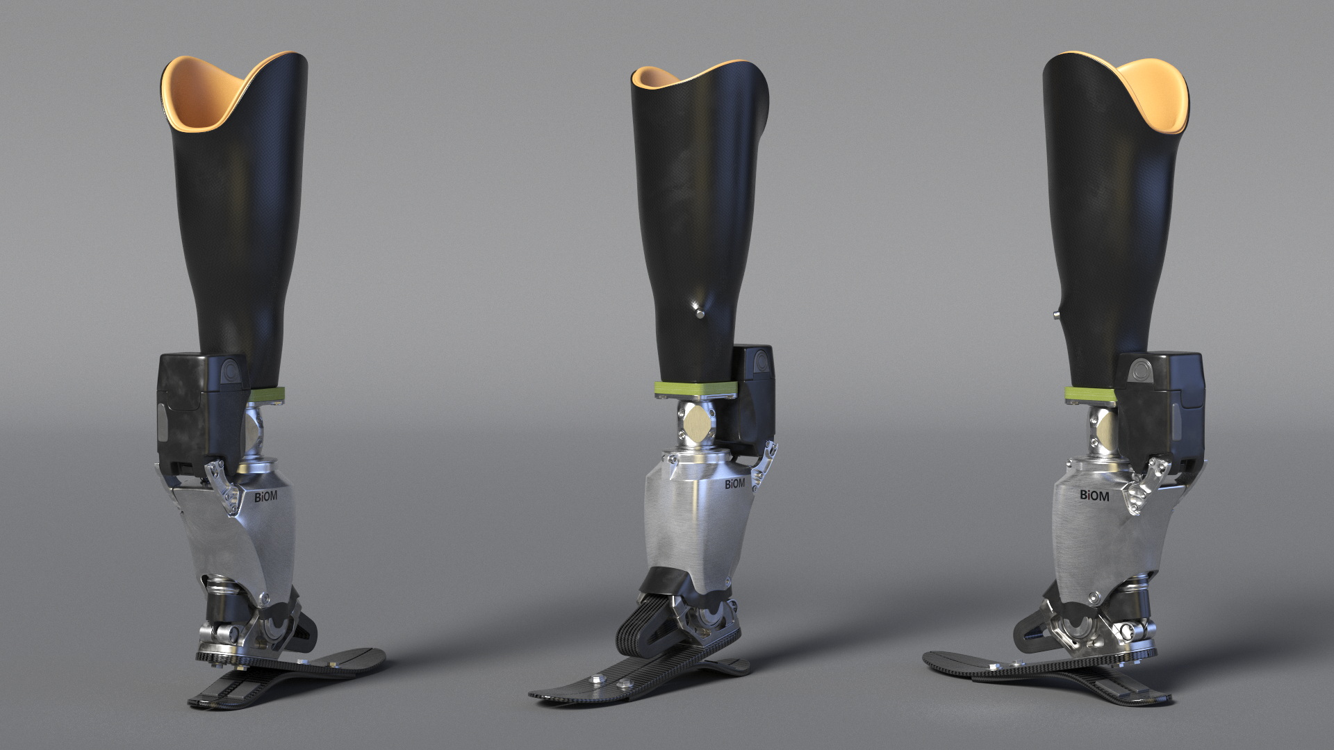 3D model Advanced Prosthetic Leg BiOM Rigged