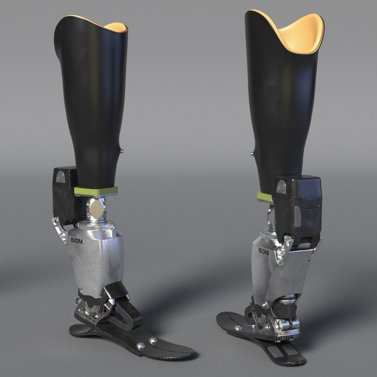 3D model Advanced Prosthetic Leg BiOM Rigged