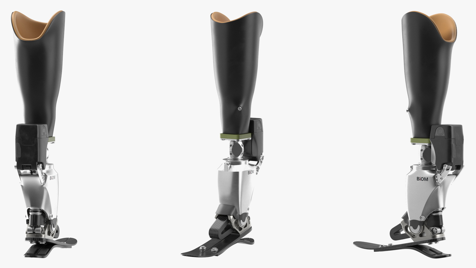 3D model Advanced Prosthetic Leg BiOM Rigged