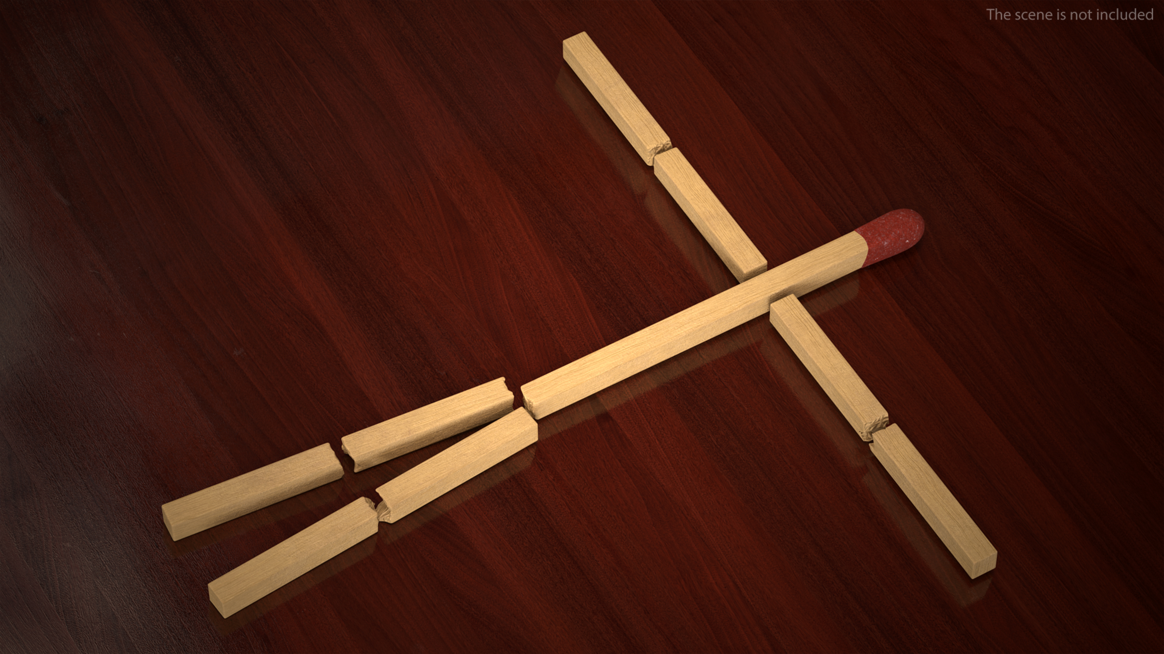 Matchstick Man 3D model