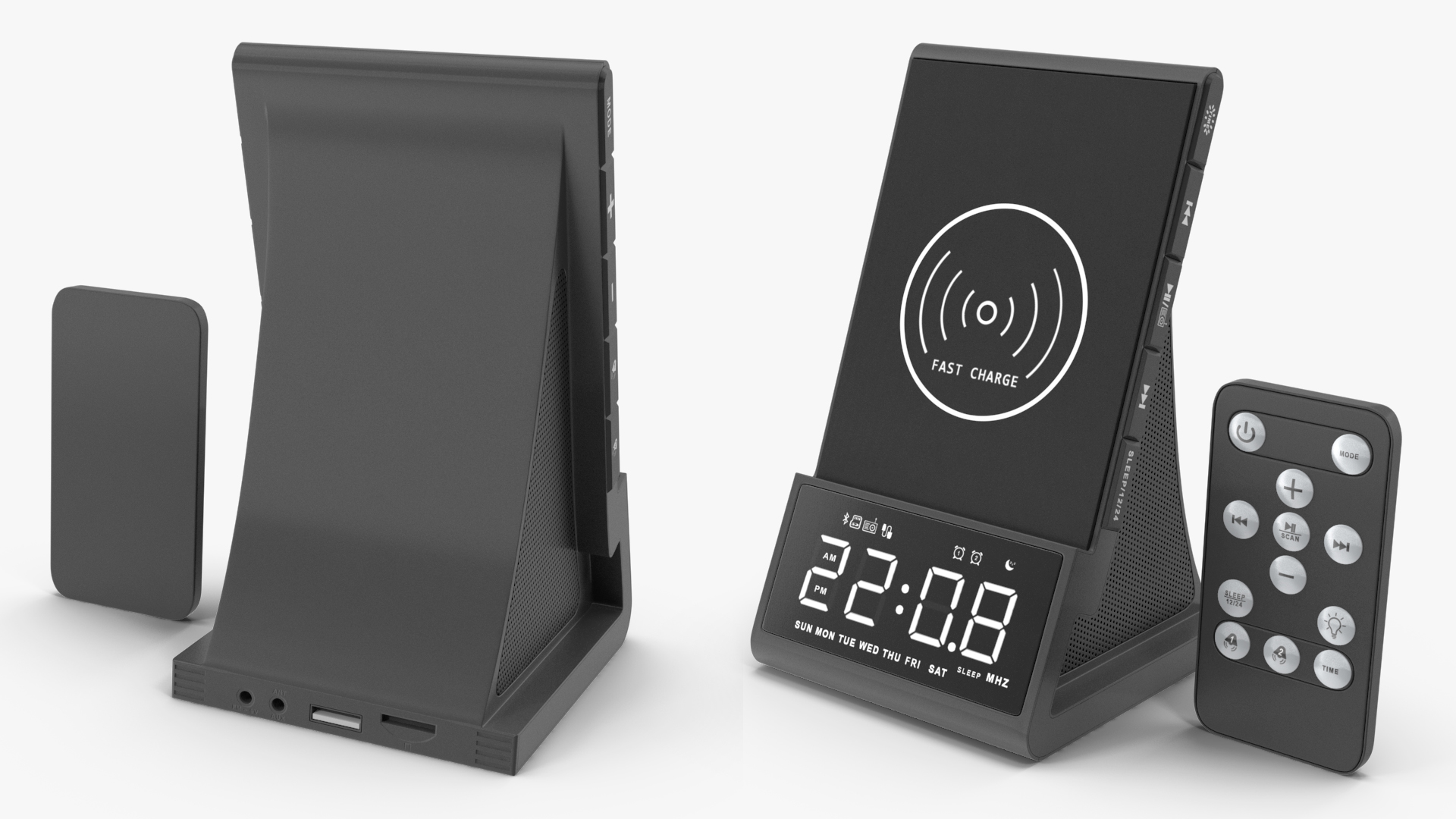 3D model Digital Alarm Clock Radio