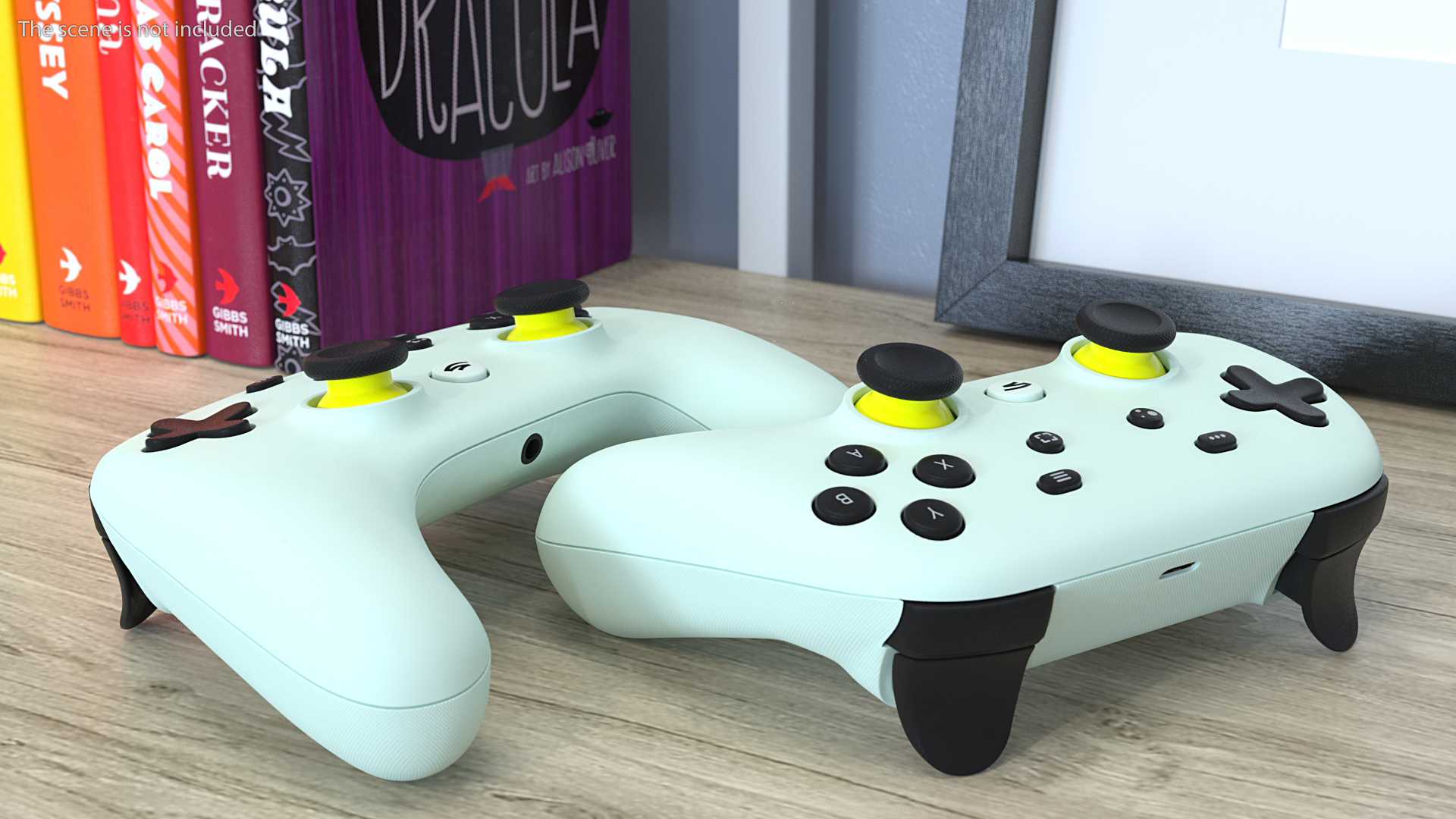 Wasabi Color Google Stadia Controller 3D