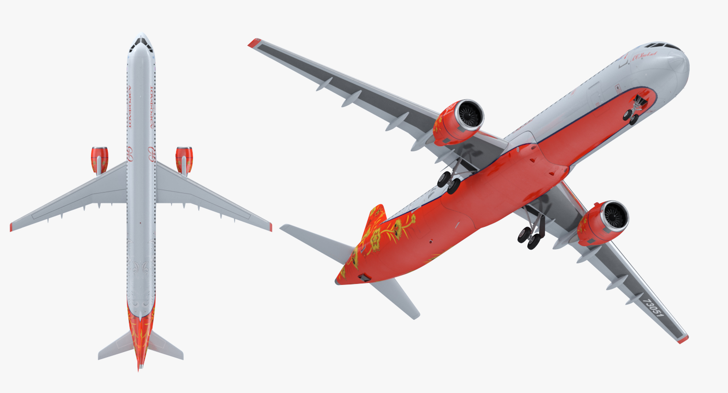 MC 21 Aeroflot 3D model