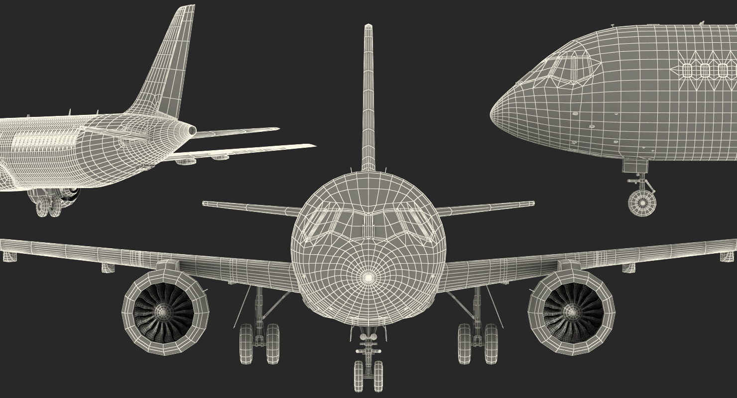 MC 21 Aeroflot 3D model