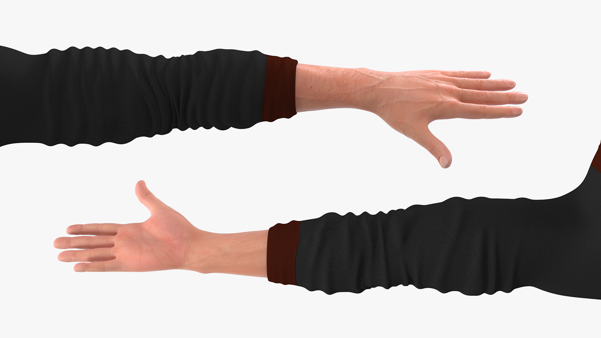 3D Man in Casual Style Wear T-Pose