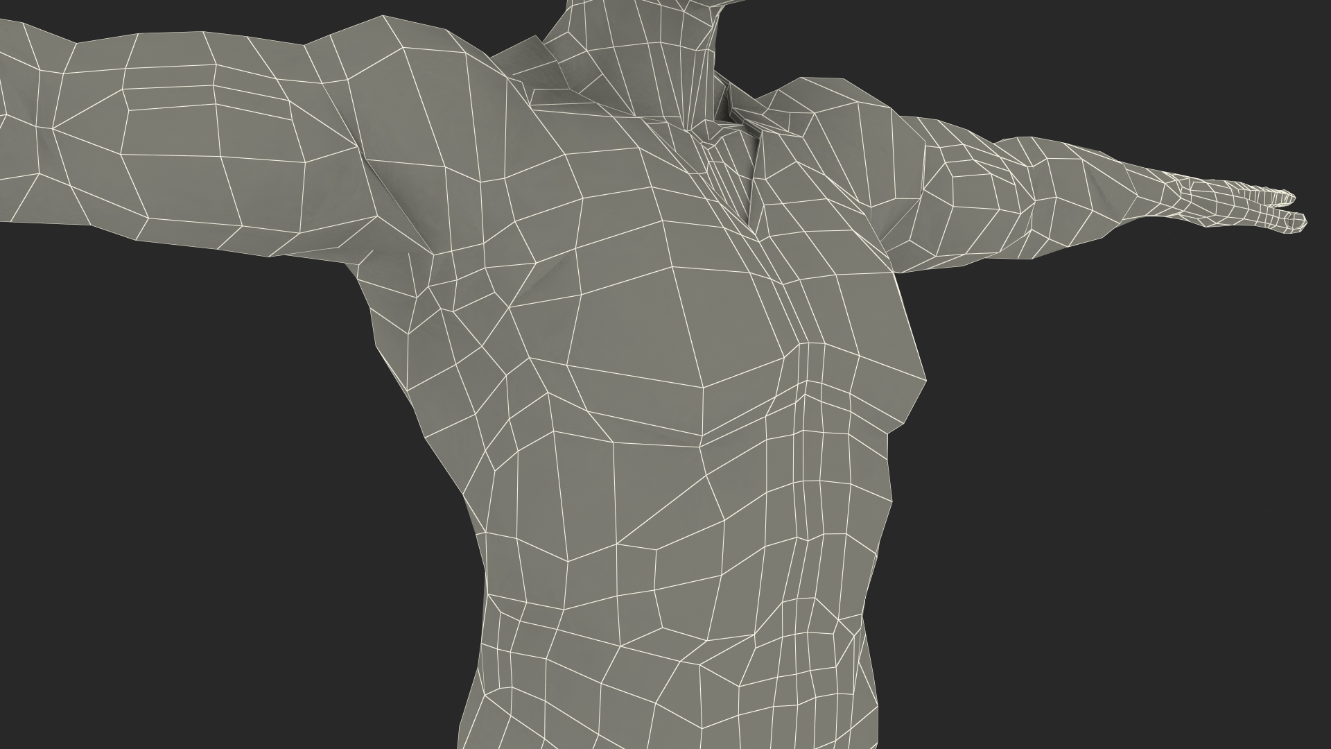 3D Man in Casual Style Wear T-Pose