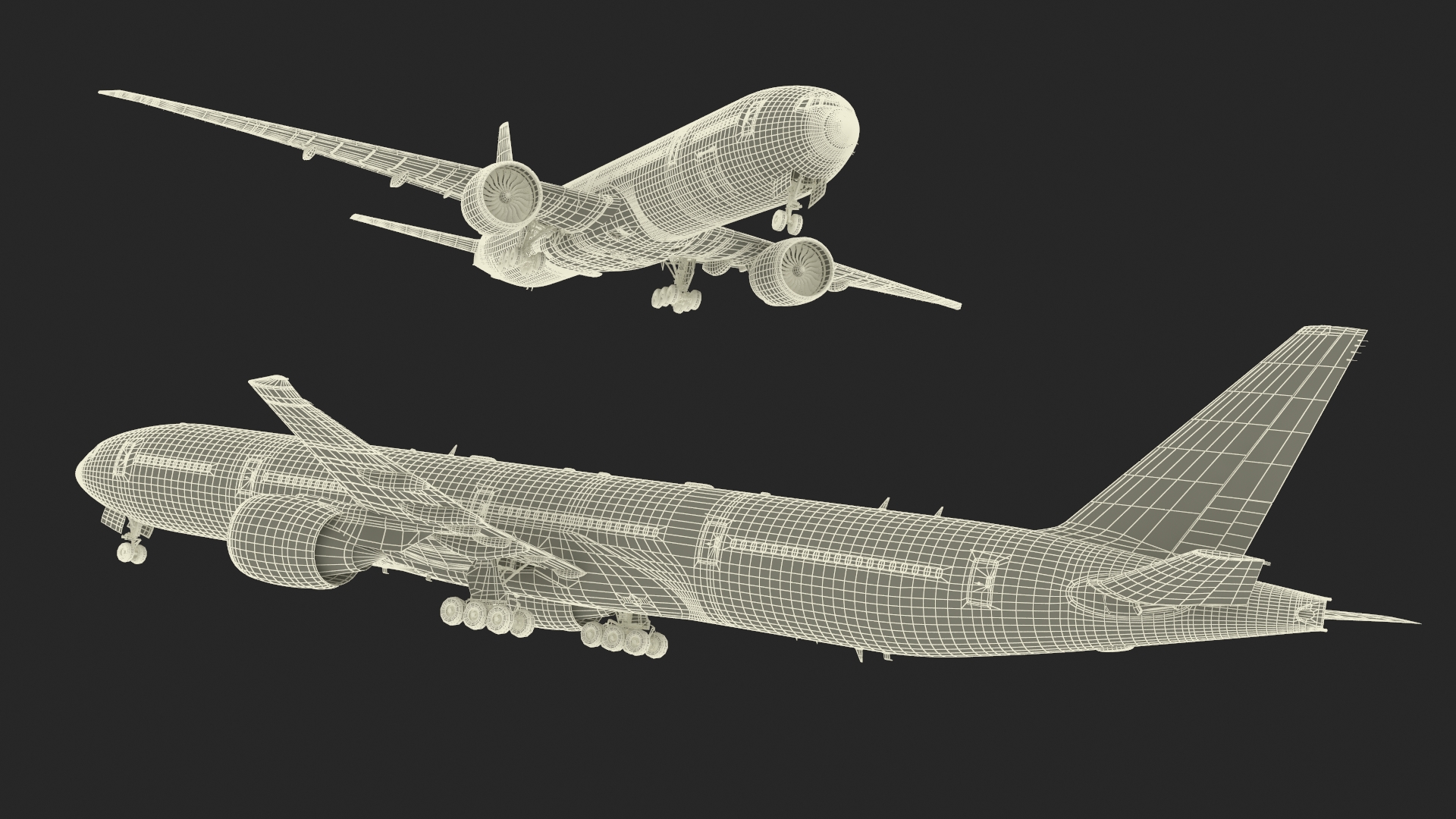 3D Boeing 777 British Airways