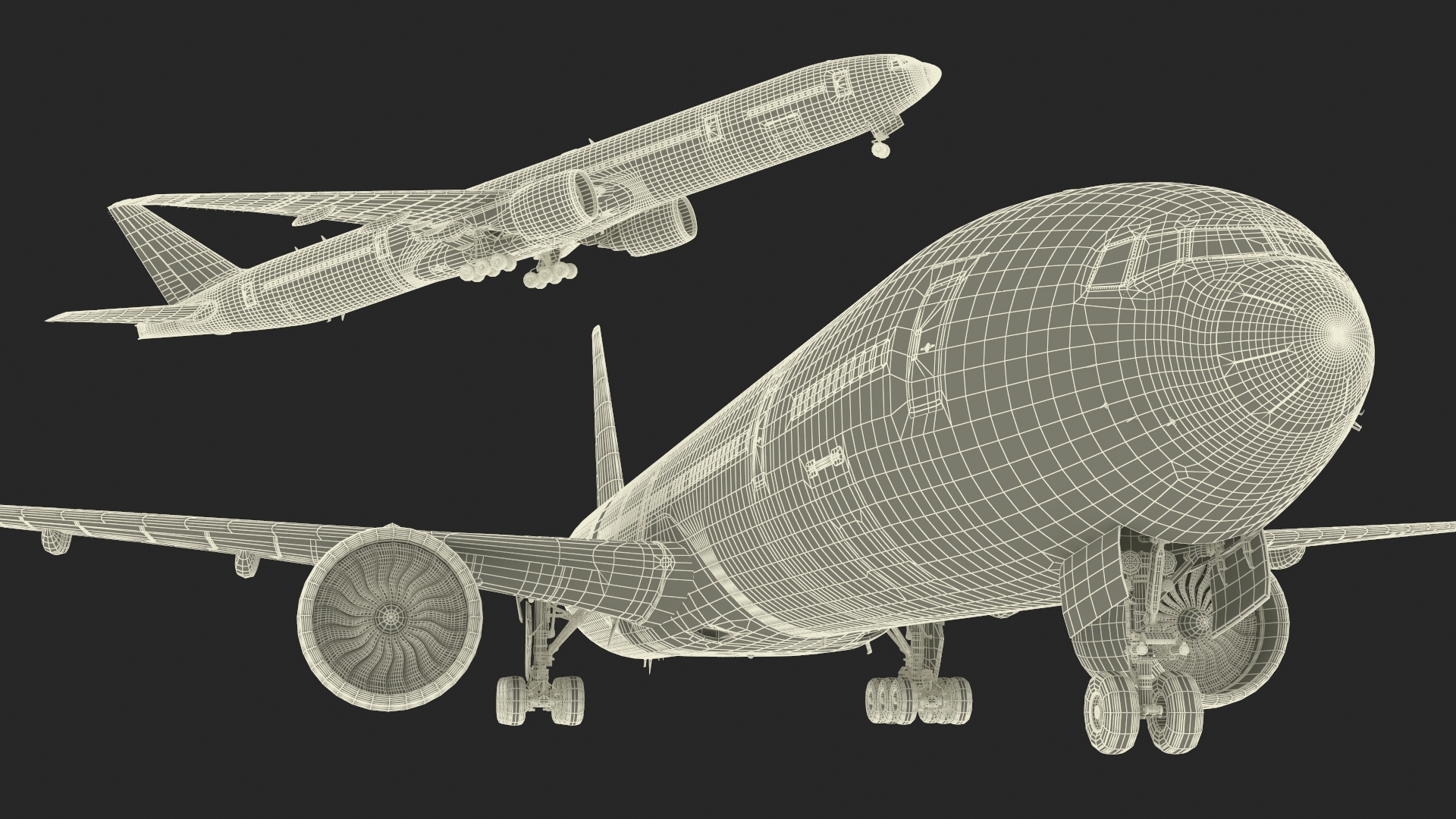 3D Boeing 777 British Airways