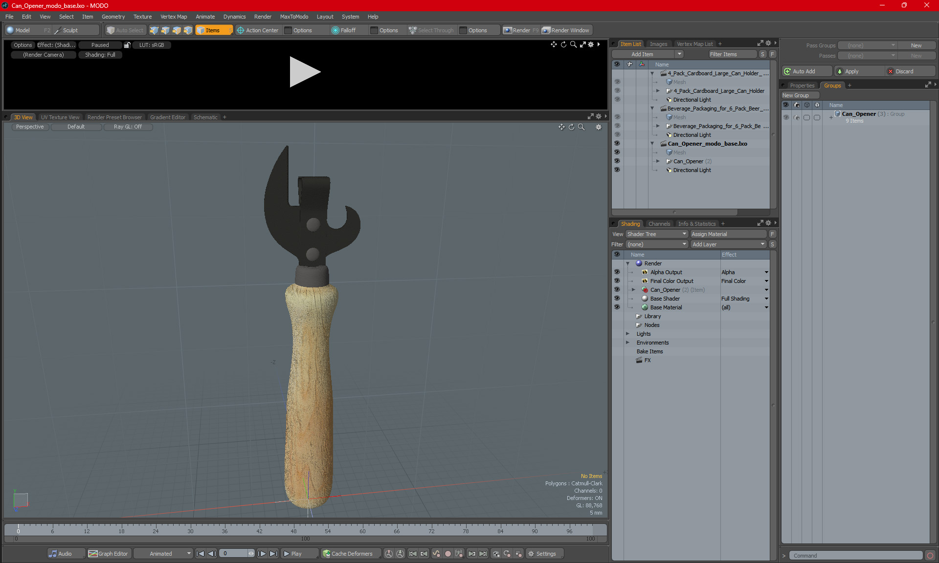 3D model Can Opener