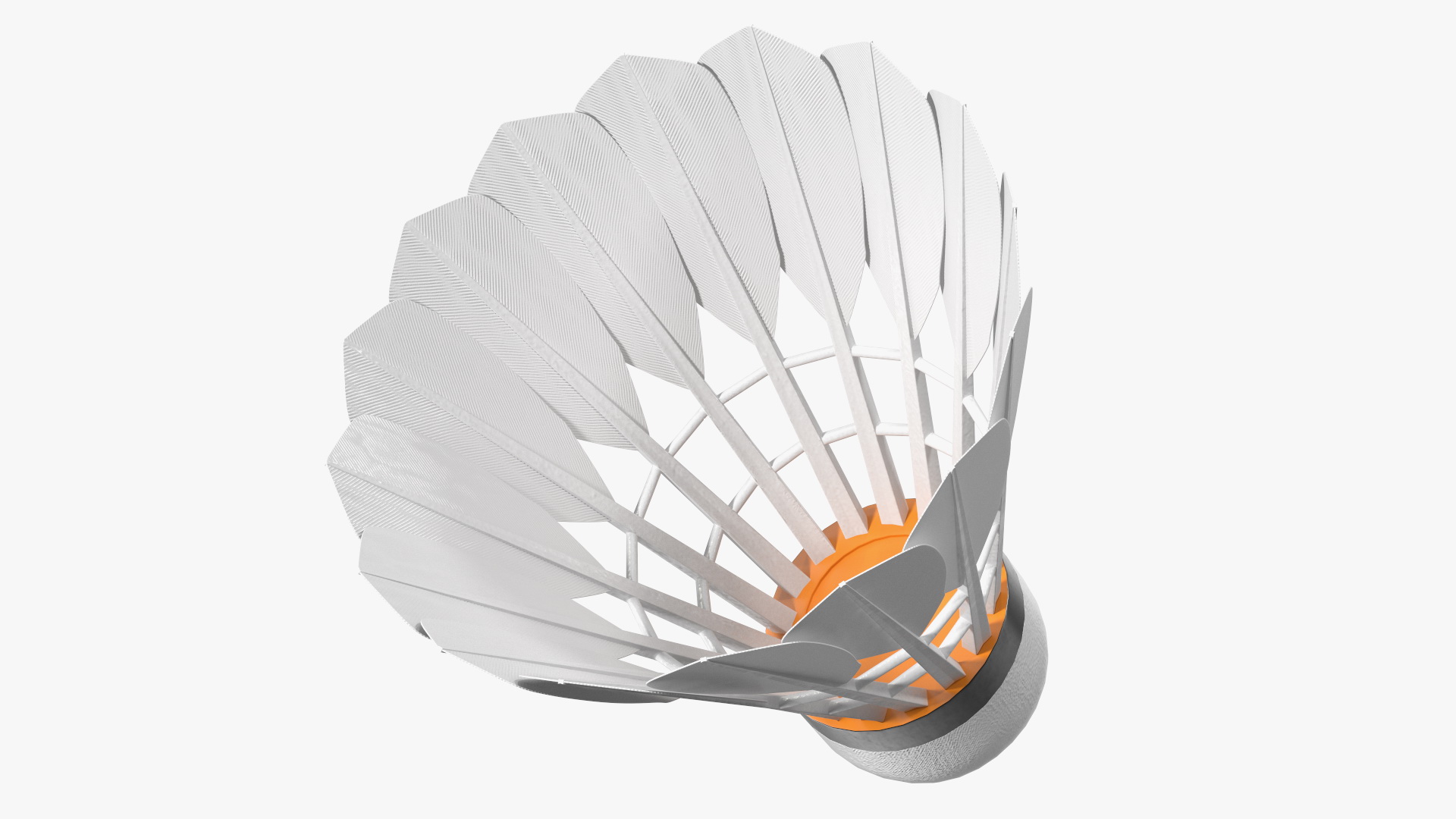 Badminton Feather Shuttlecock 3D model