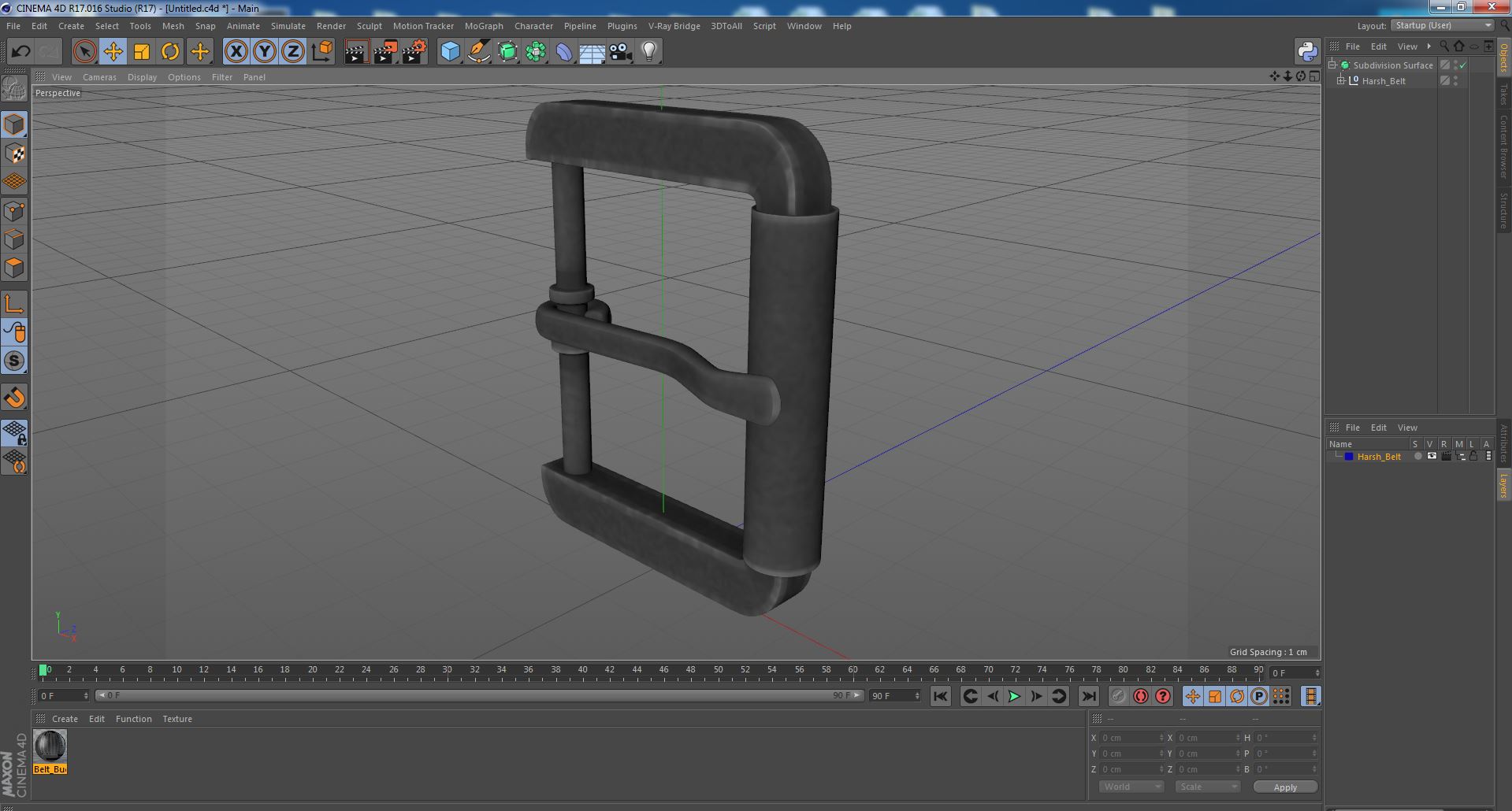 3D model Harsh Belt