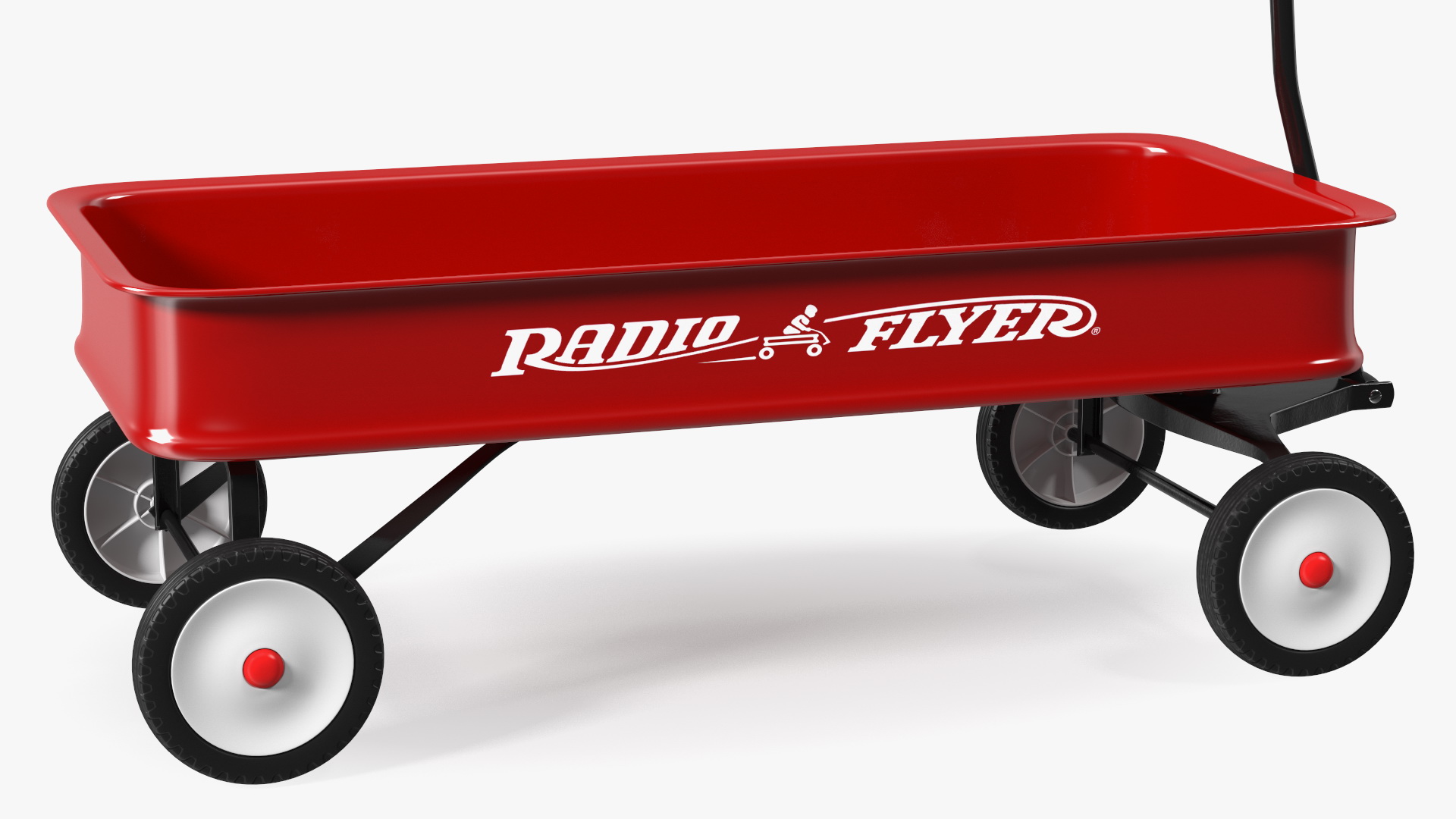 3D Kids and Toddler Classic Steel Pull Wagon