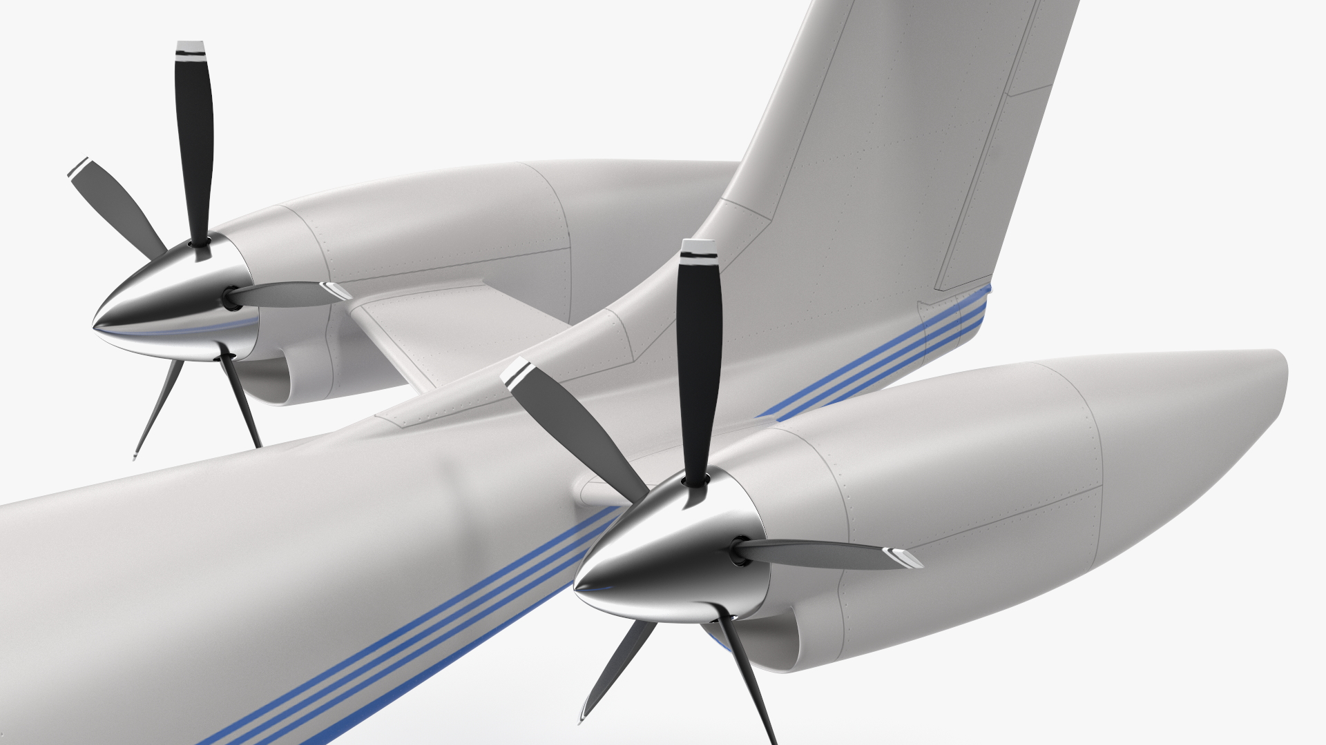 3D Electric Cargo Aircraft model