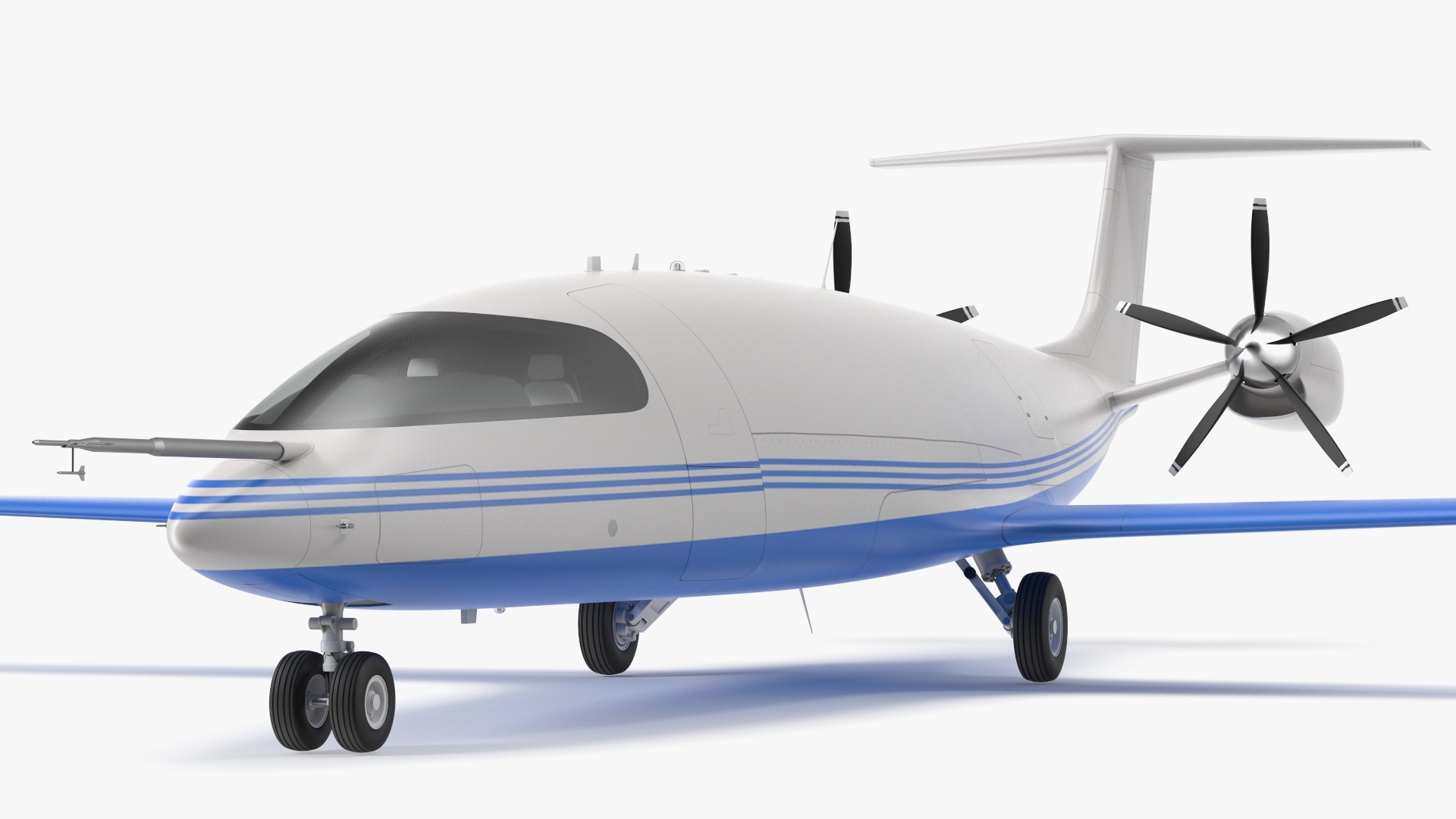 3D Electric Cargo Aircraft model