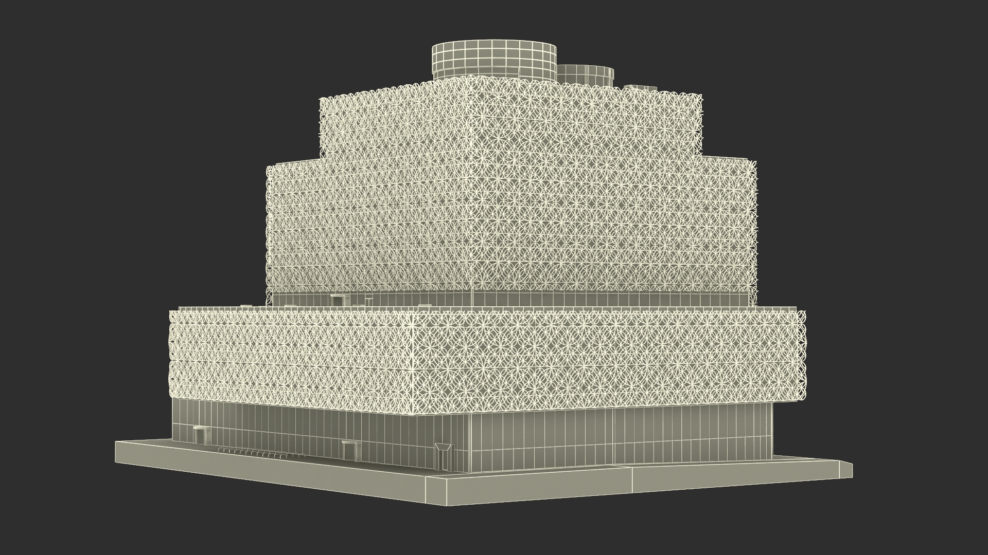 3D Birmingham Library model