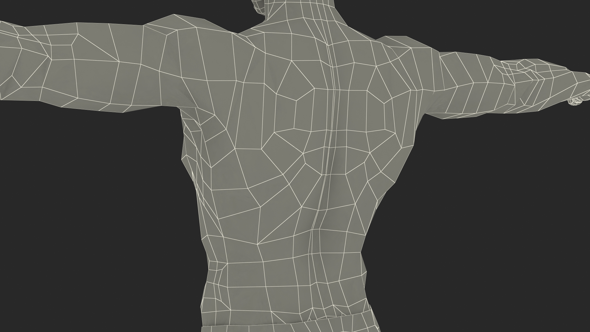 3D Fit Athletic Man Rigged model