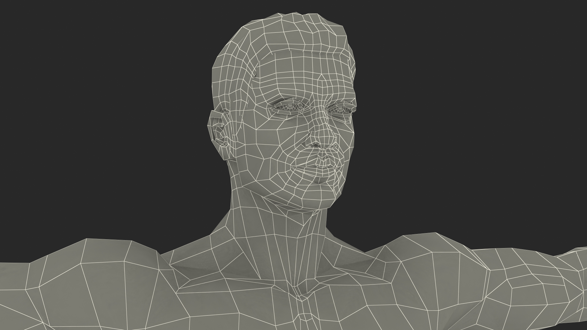 3D Fit Athletic Man Rigged model