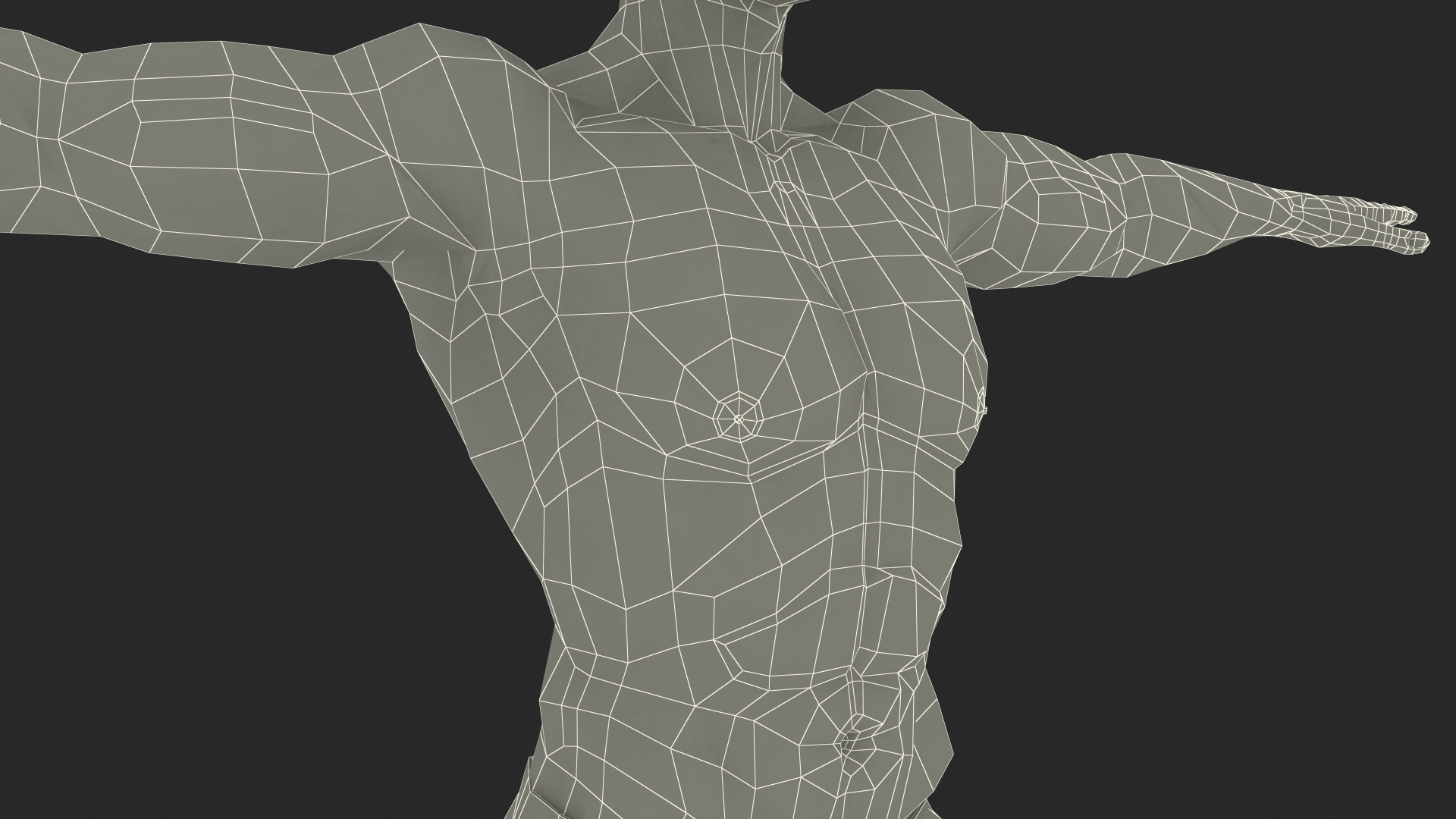 3D Fit Athletic Man Rigged model