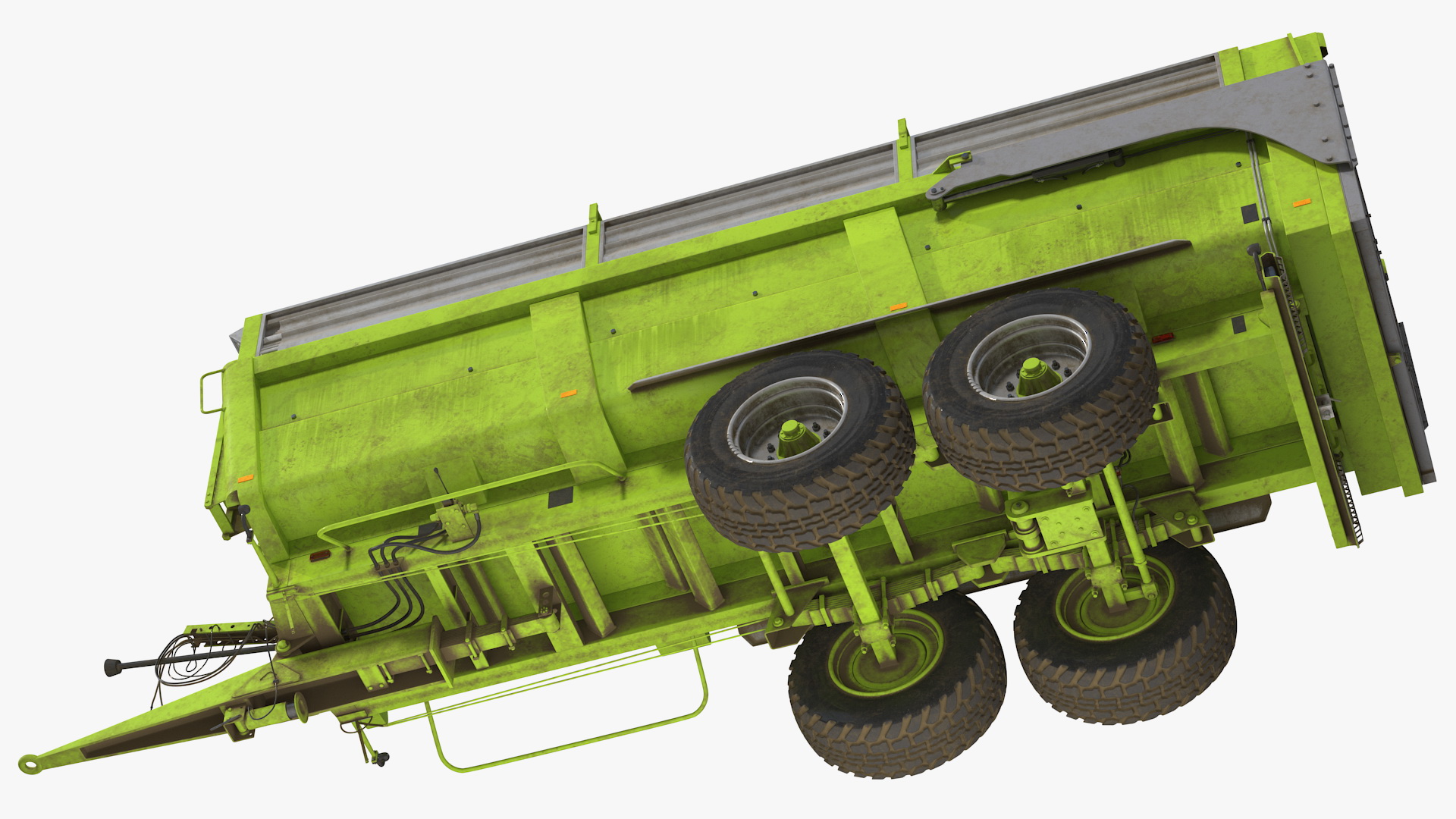 3D Agricultural Body Trailer Dirty