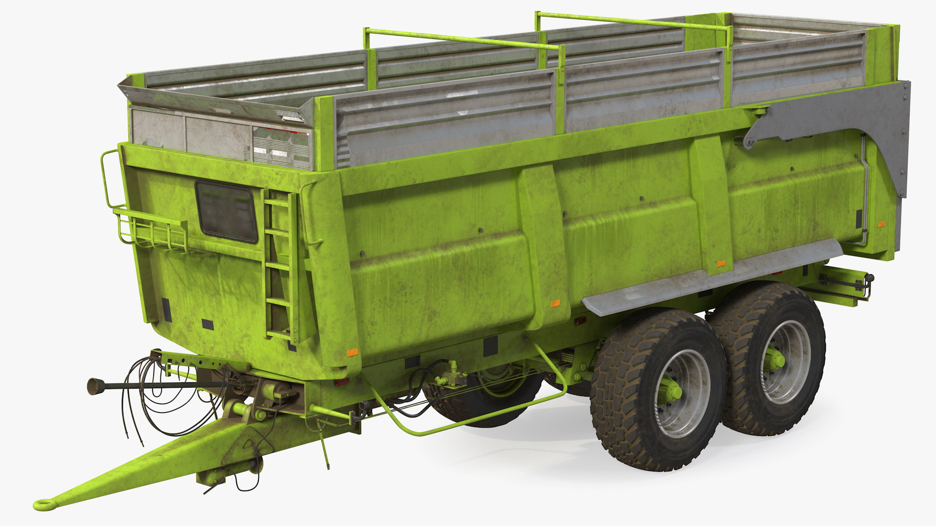 3D Agricultural Body Trailer Dirty