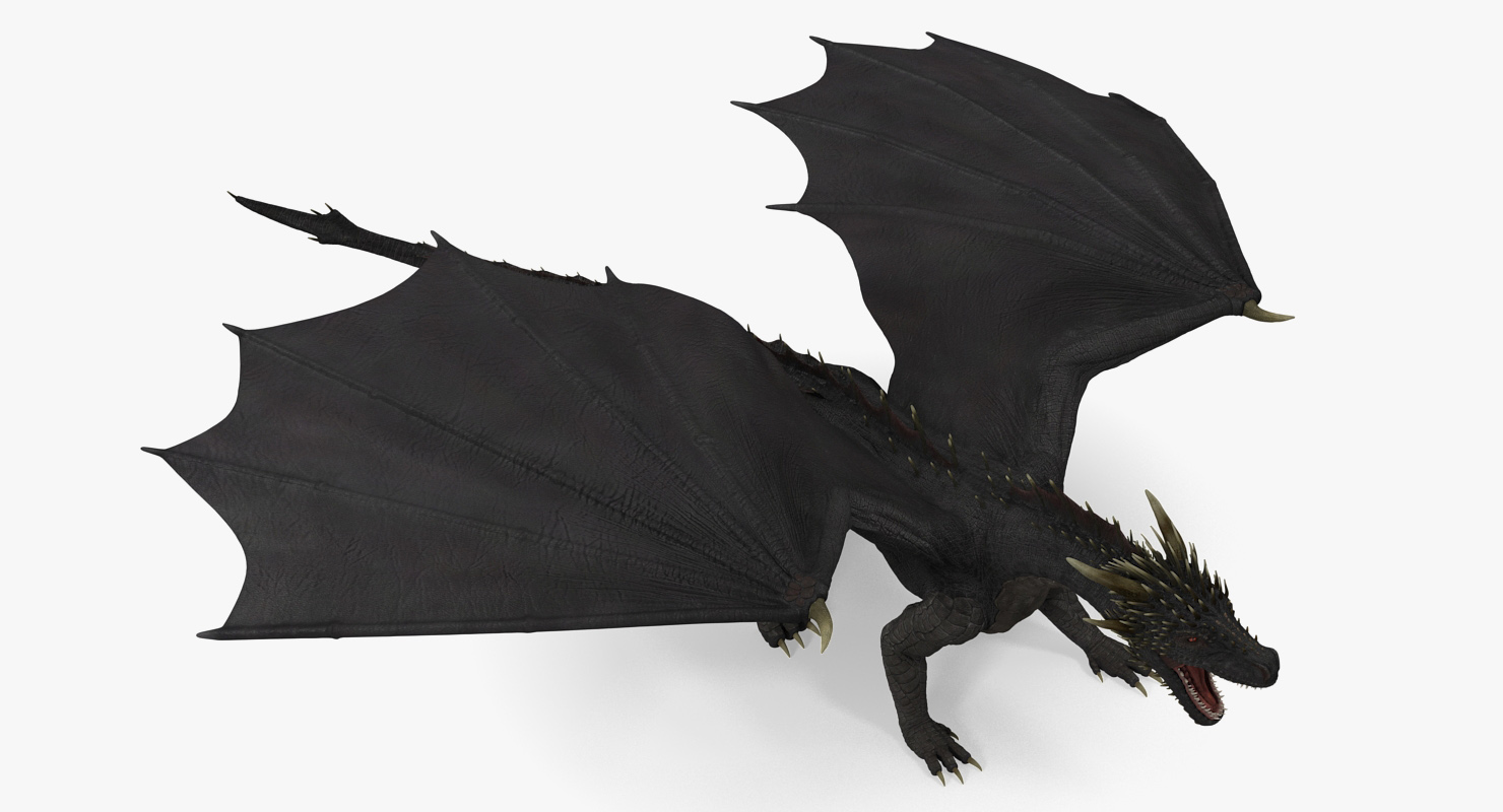 3D Dragon Attacking Pose