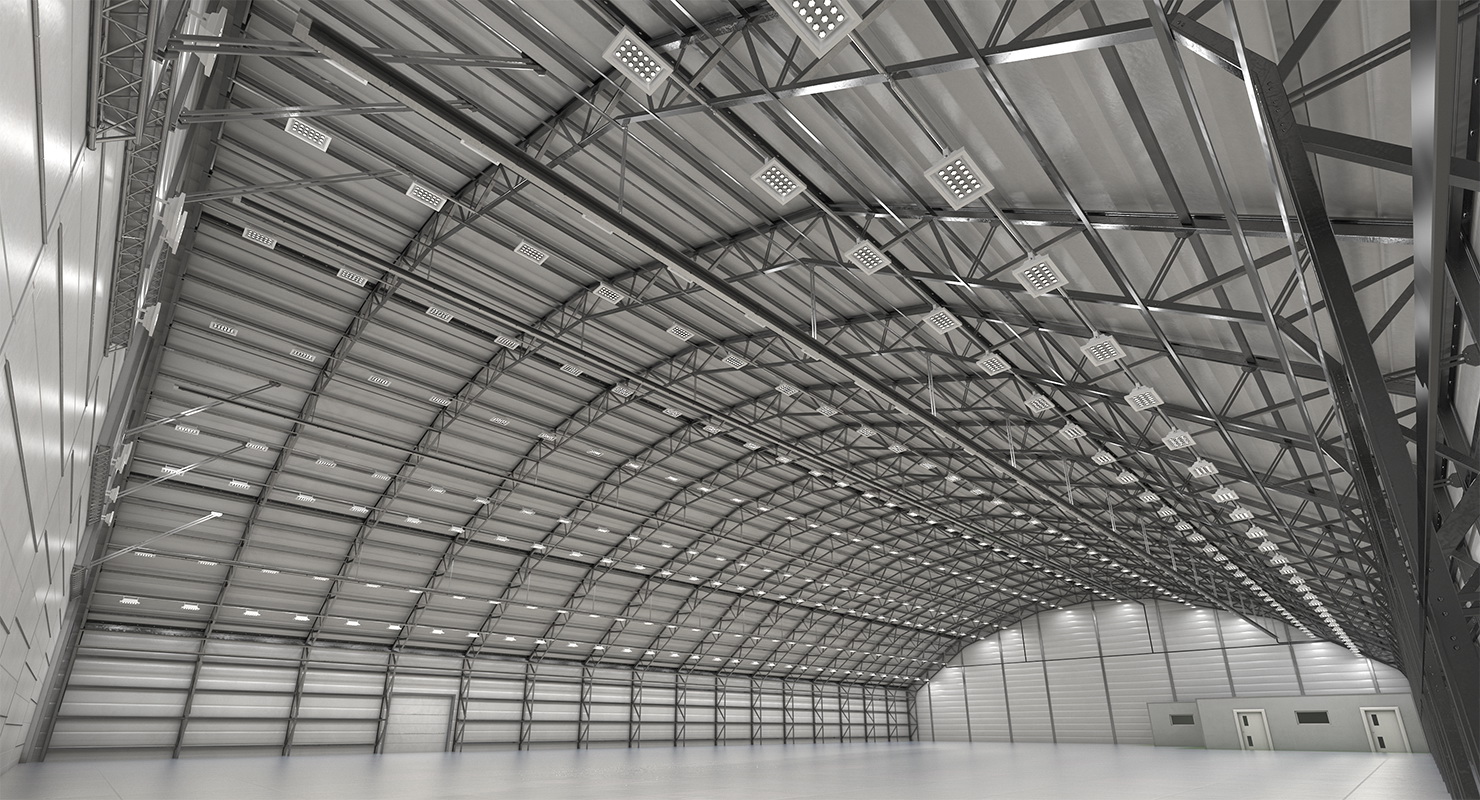 Aircraft Maintenance Hangar 3D