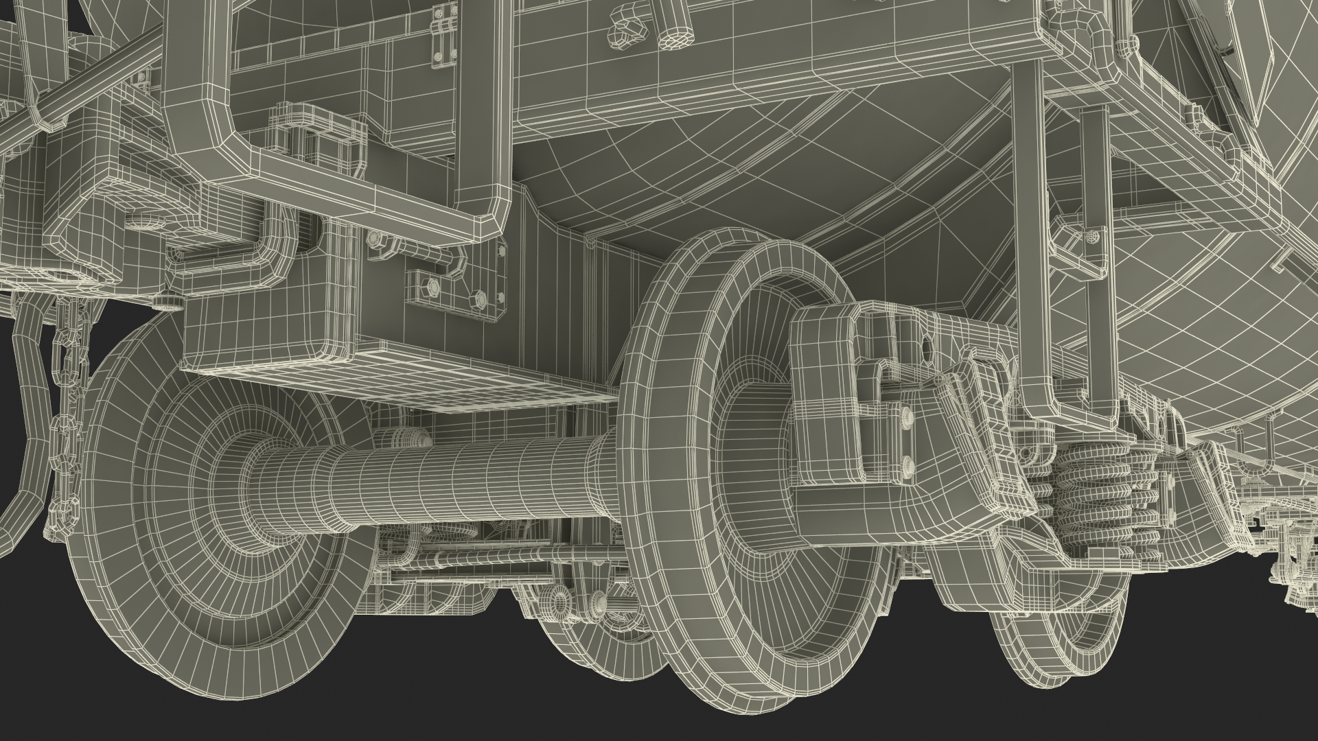 Steam Engine with Tank Cars 3D