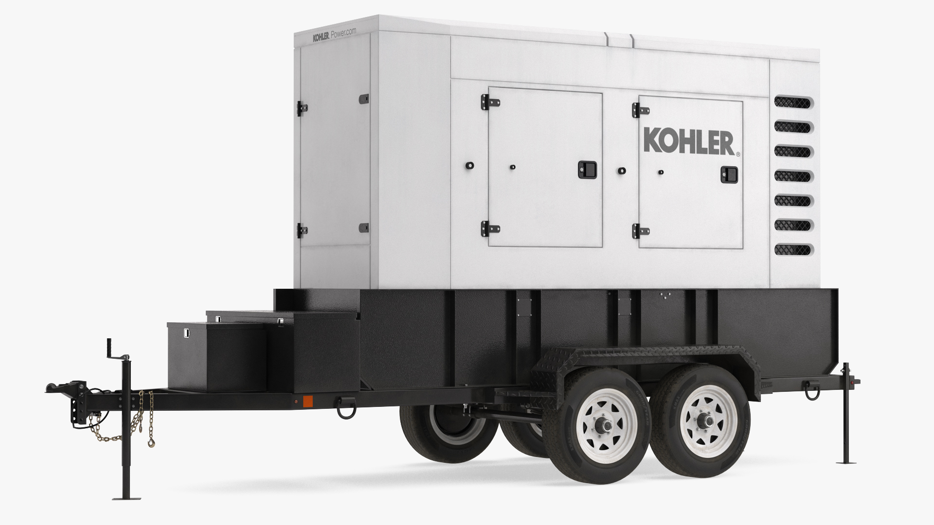 Kohler Big Mobile Generator Rigged 3D model