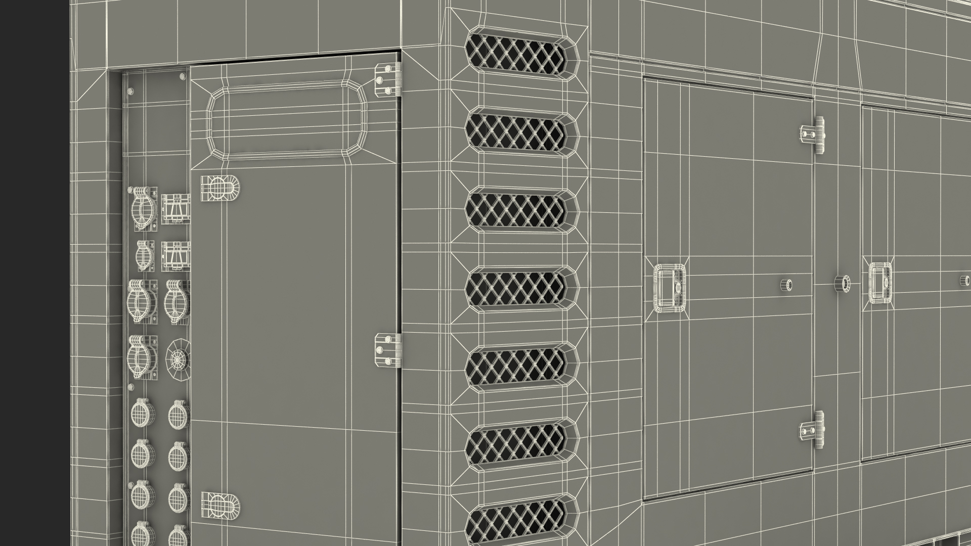 Kohler Big Mobile Generator Rigged 3D model