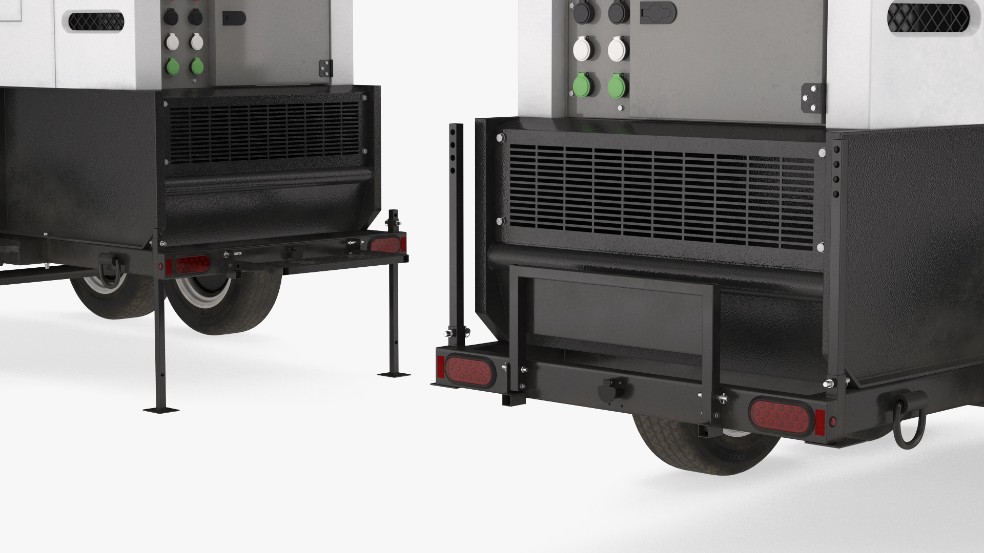 Kohler Big Mobile Generator Rigged 3D model