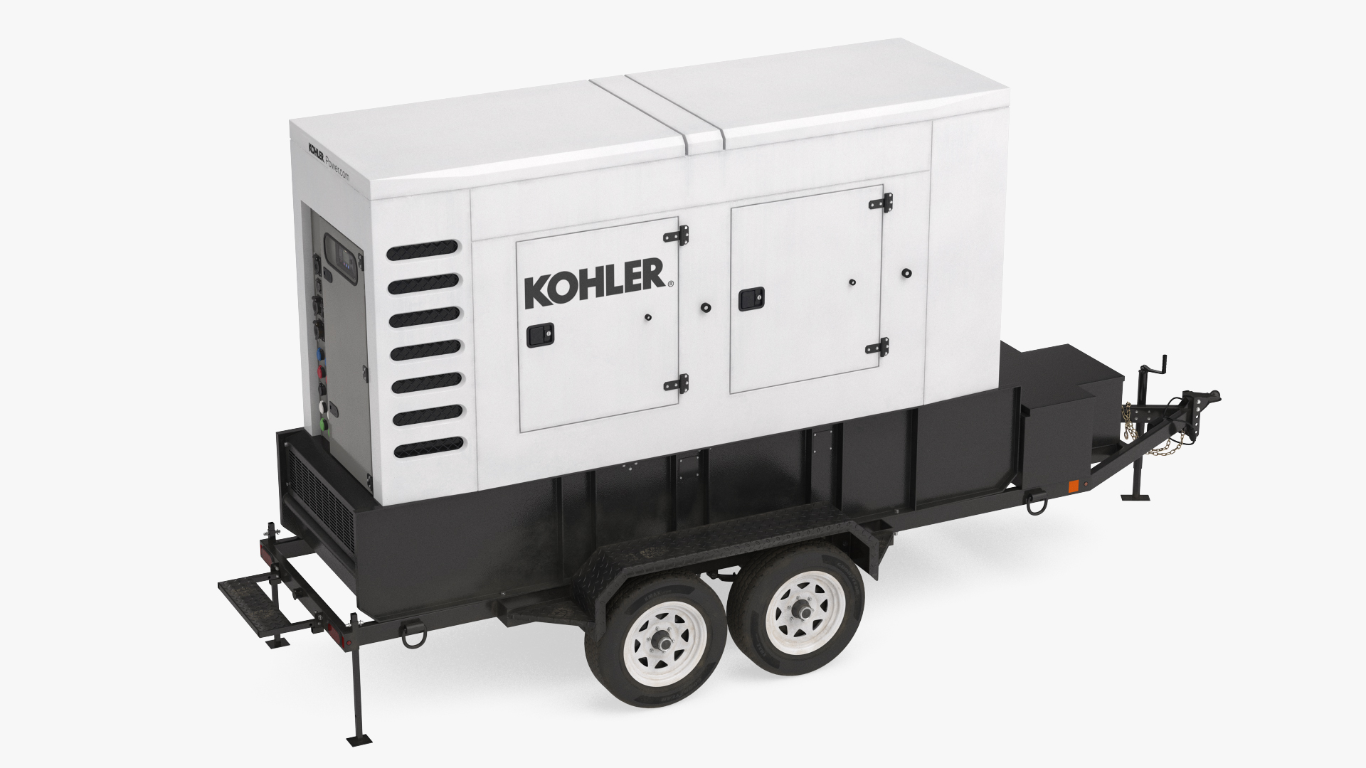 Kohler Big Mobile Generator Rigged 3D model