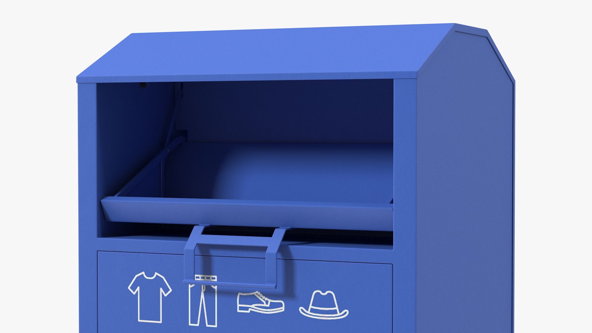 3D model Blue Drop Box Rigged