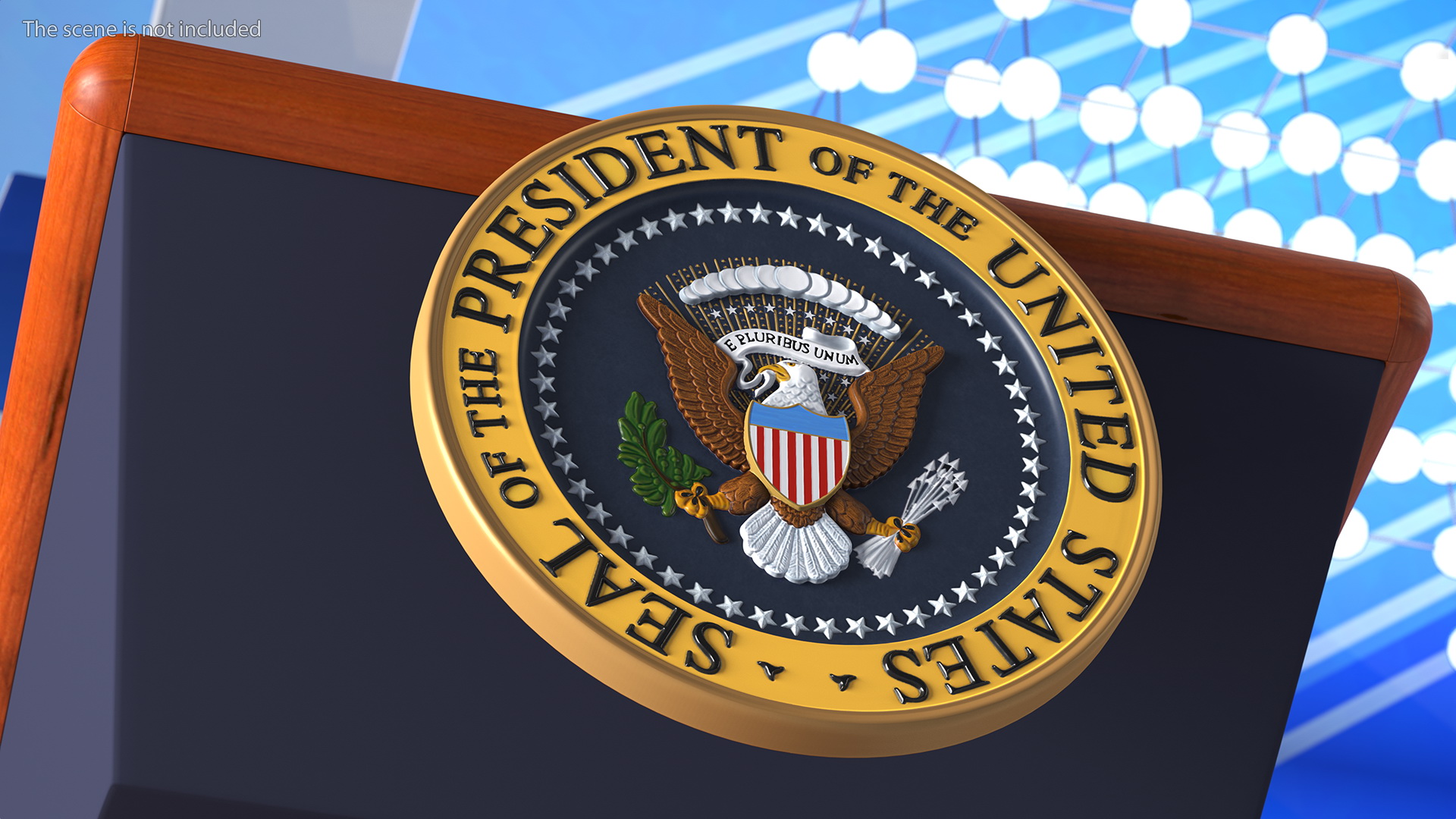 3D model US Presidential Seal