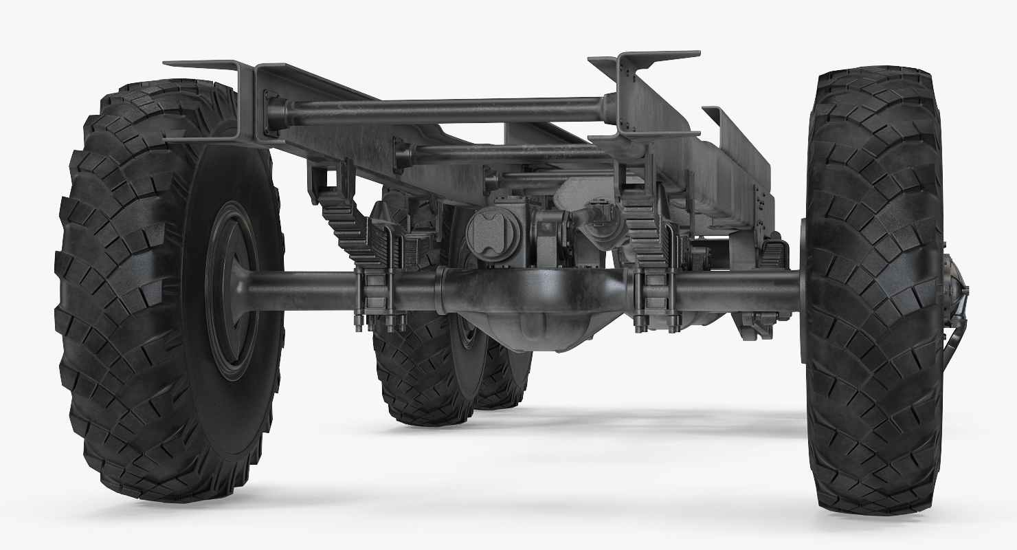 URAL 4320 Truck 6x6 Vehicle 3D