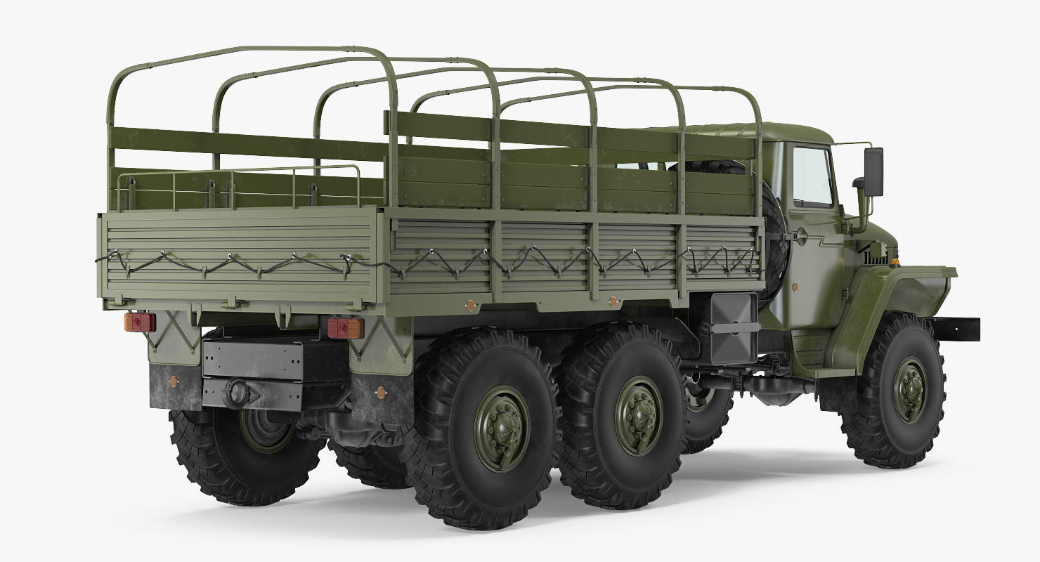 URAL 4320 Truck 6x6 Vehicle 3D