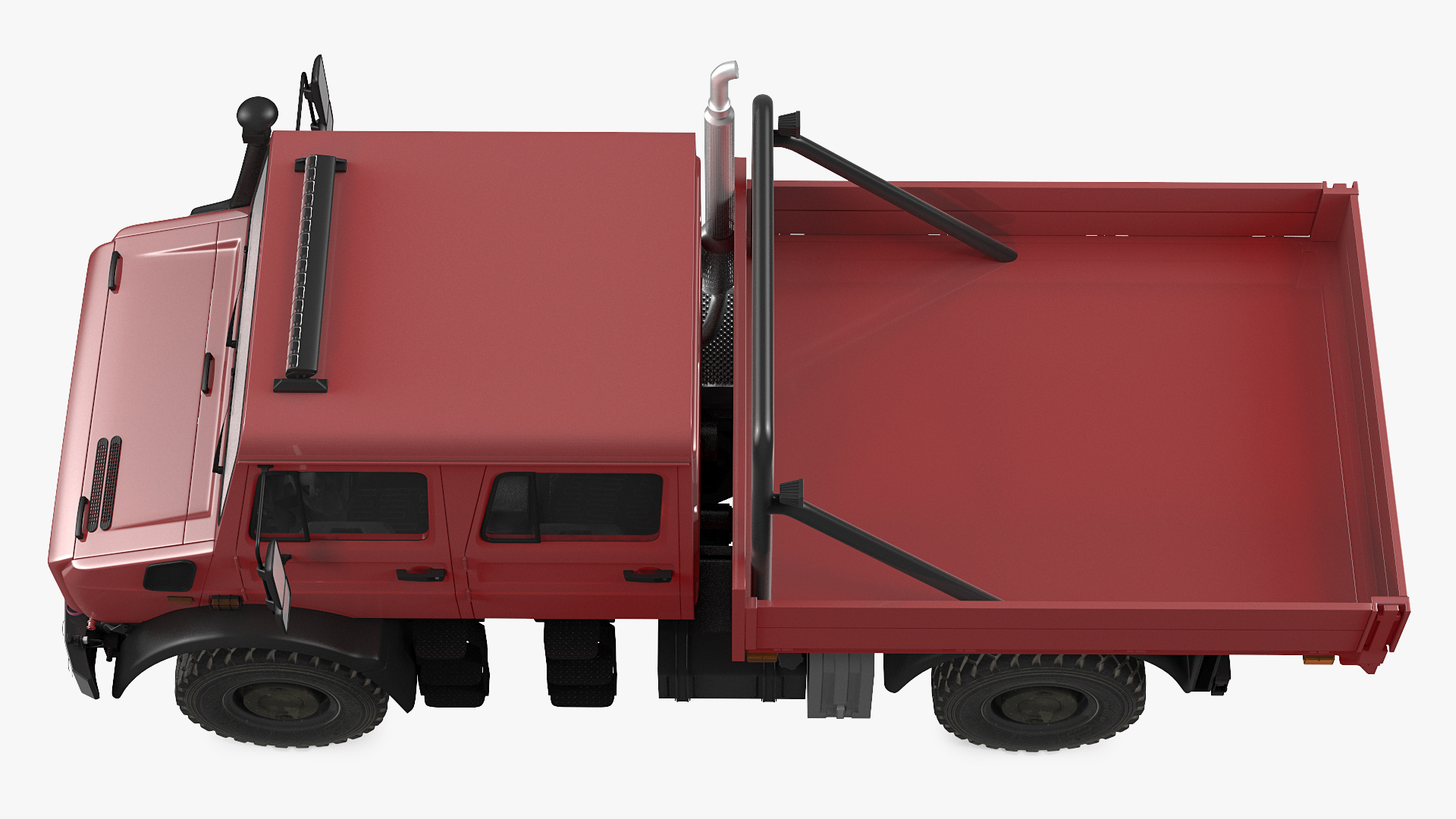 Off Road Cargo Truck Rigged 3D