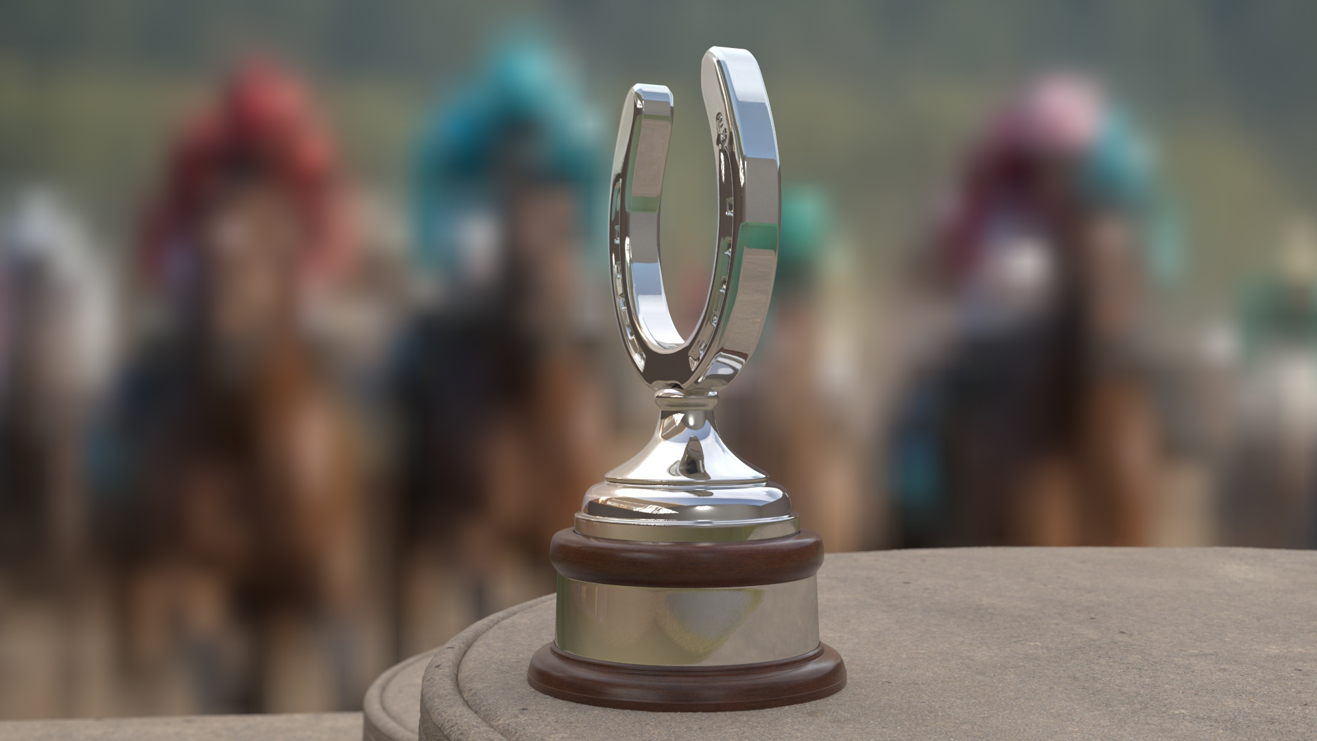 Silver Horseshoe Award 3D