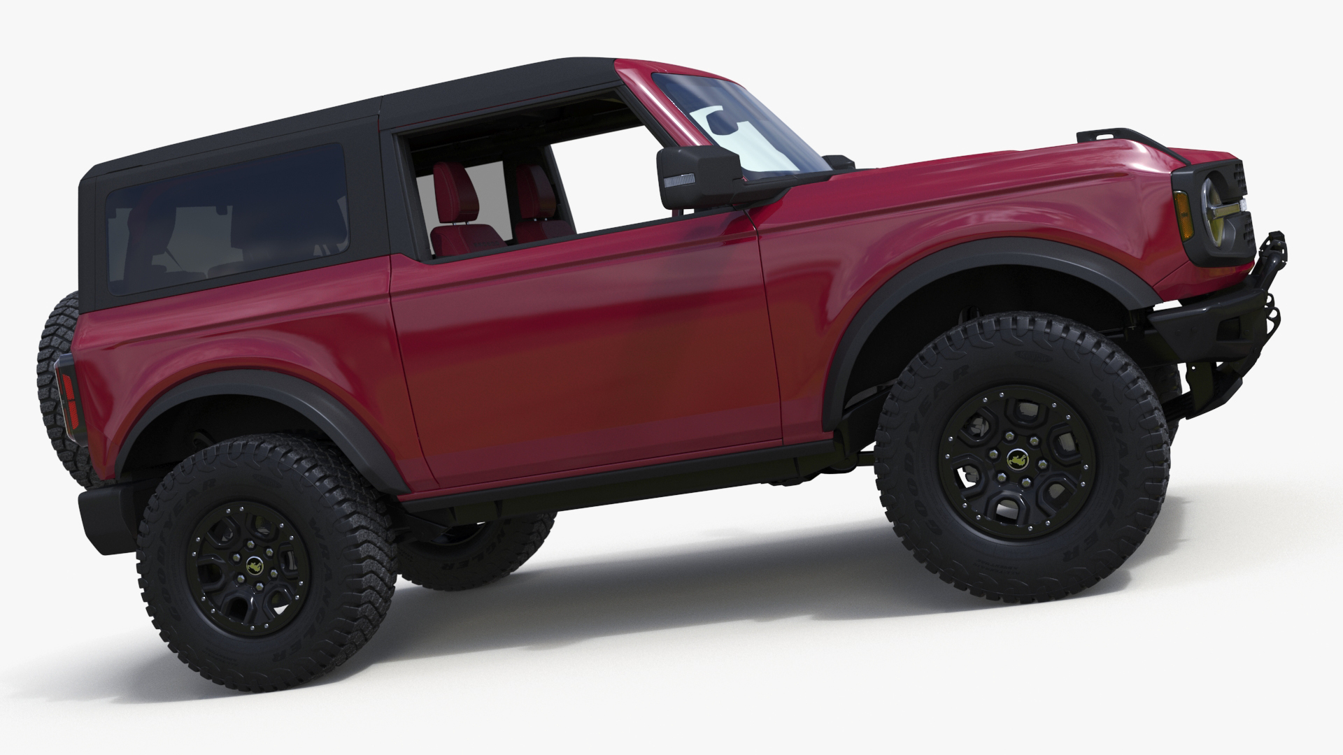 Ford Bronco Two Door SUV Rapid Red 3D model