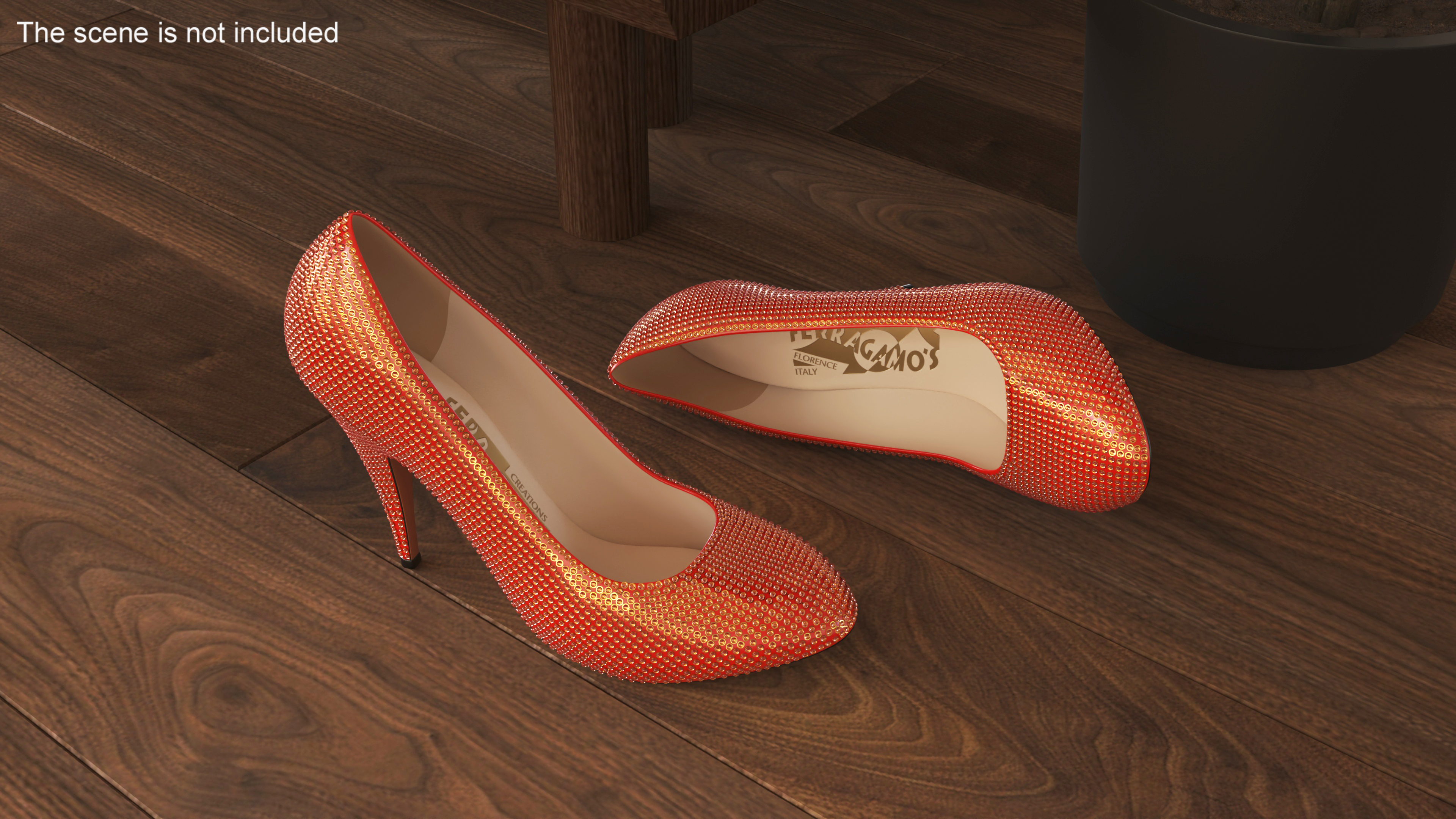 3D model Marilyn Monroe Shoes