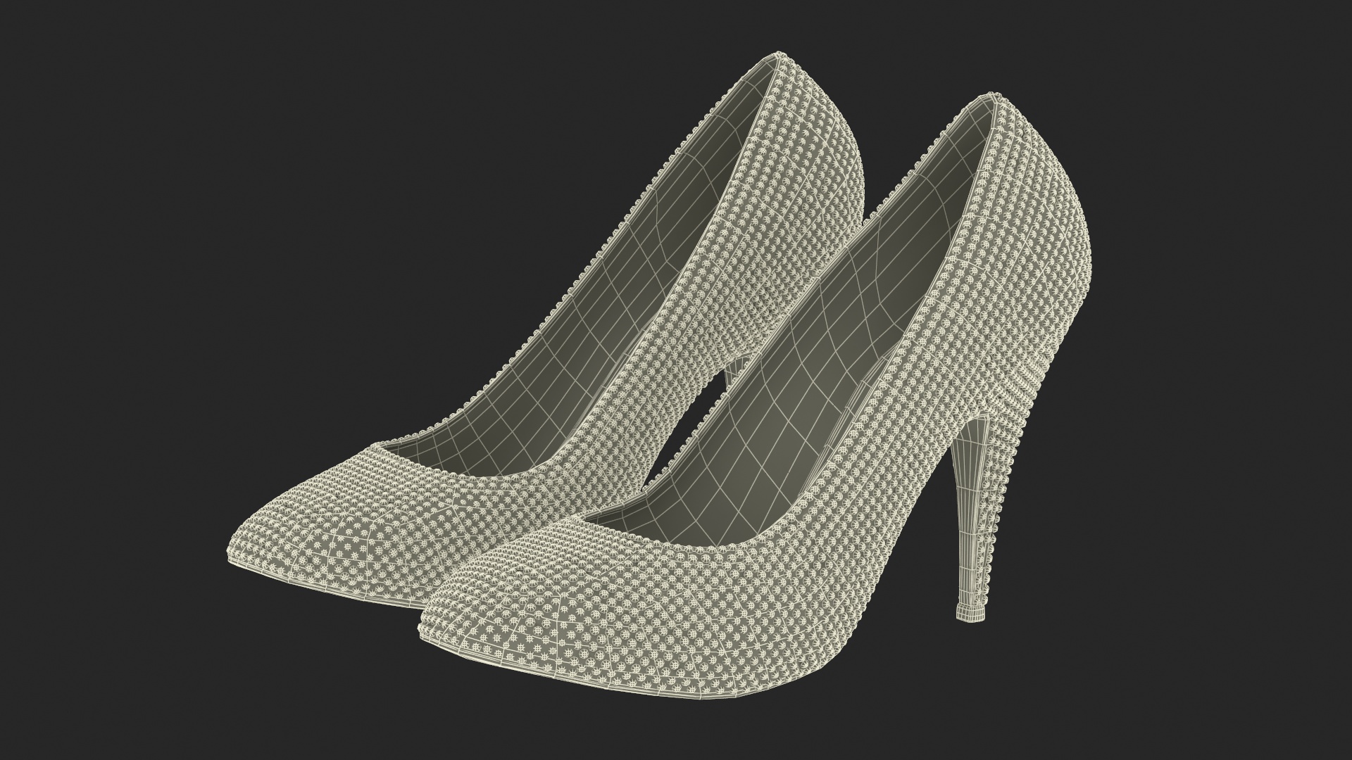 3D model Marilyn Monroe Shoes