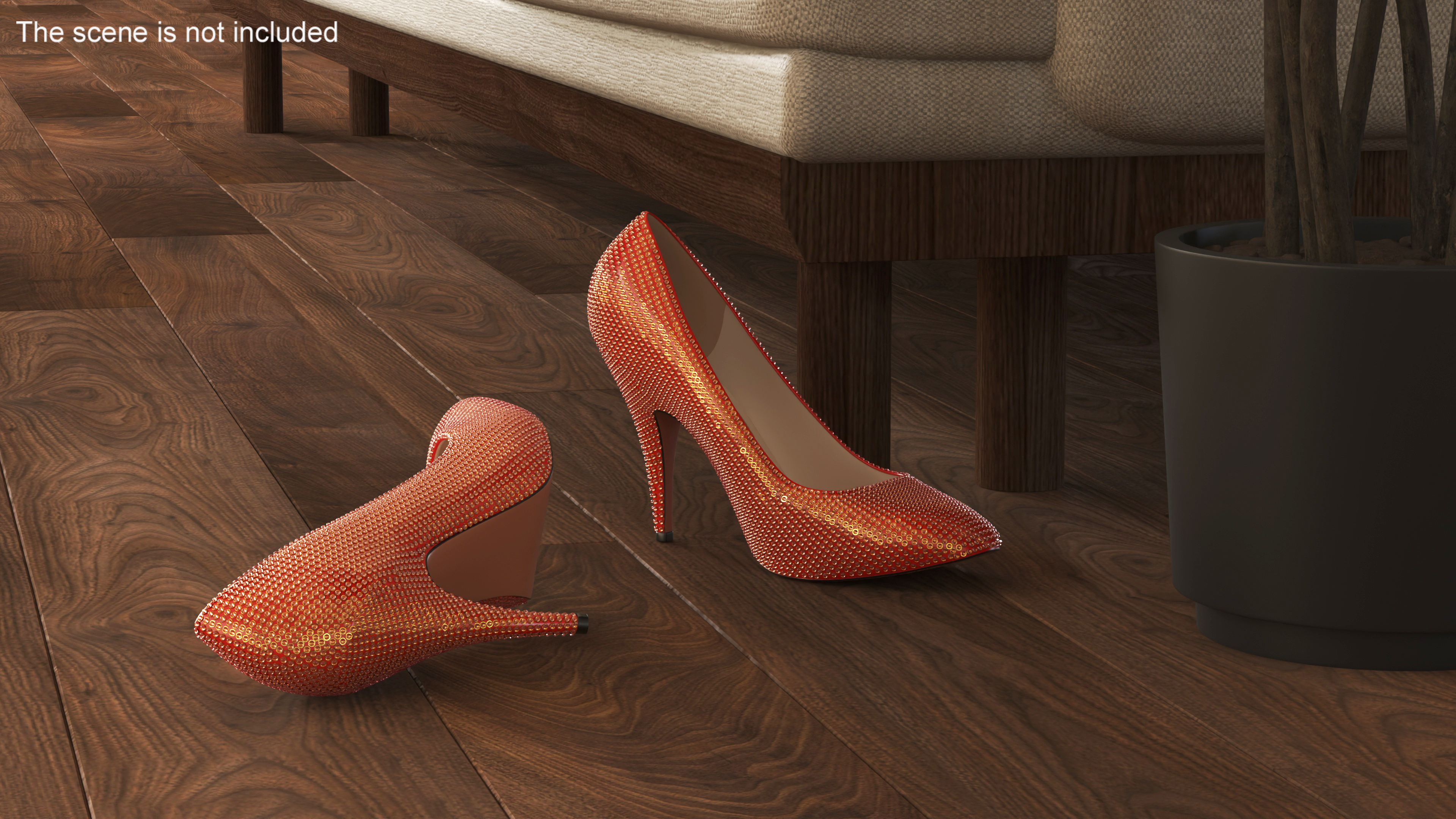 3D model Marilyn Monroe Shoes